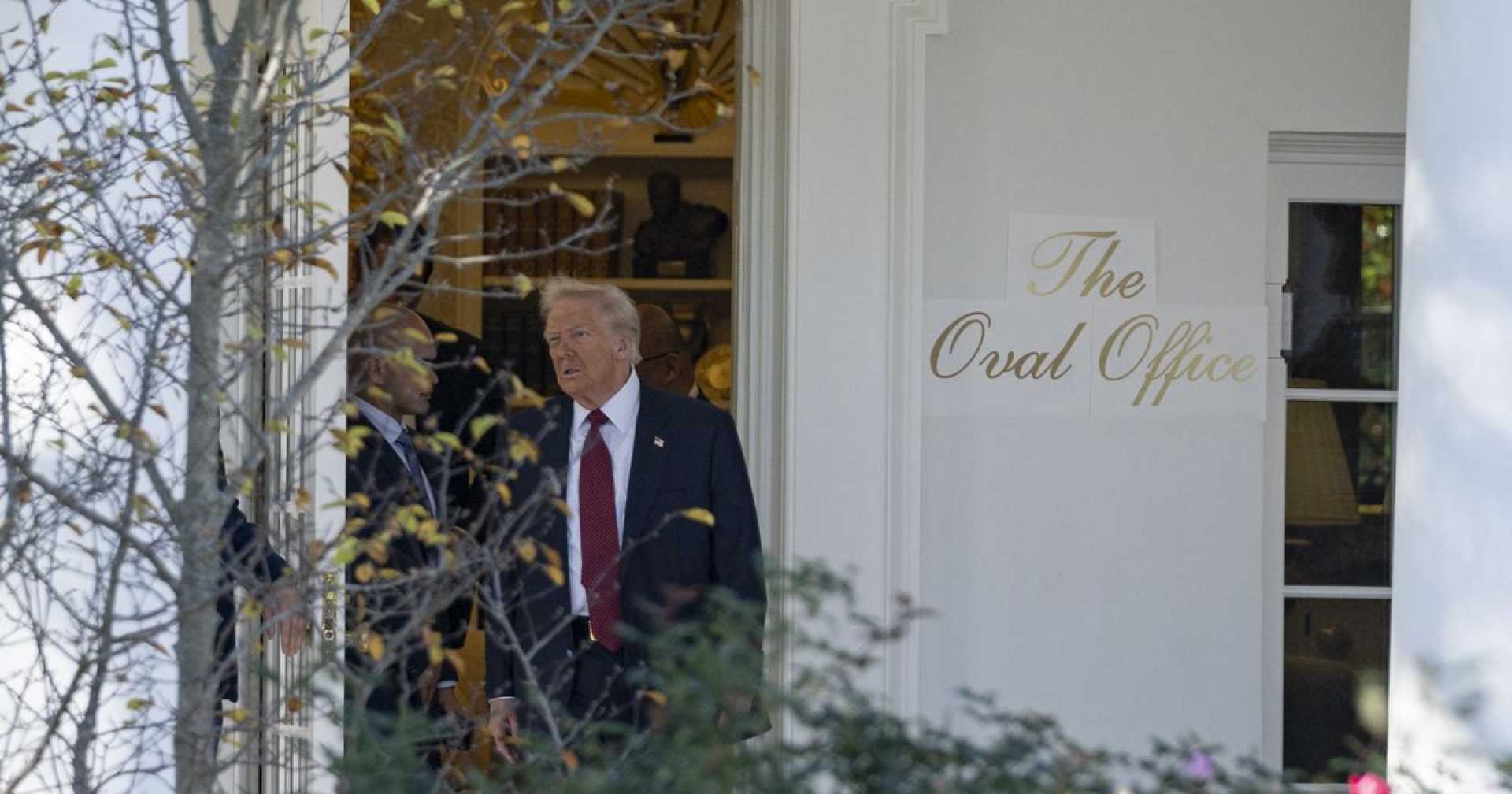 Oval Office Sign Controversy