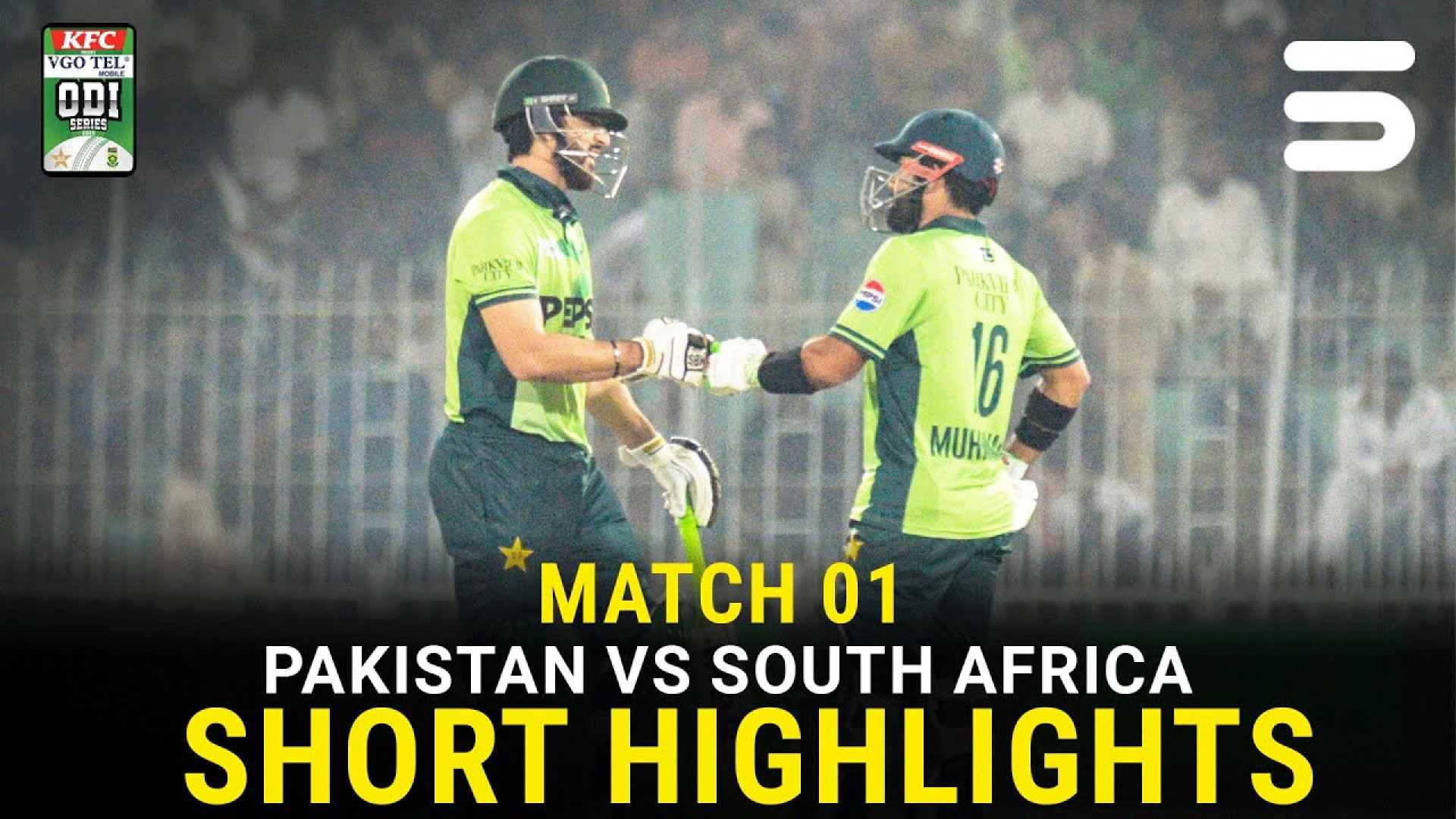 Pakistan South Africa Odi Cricket Match 2025