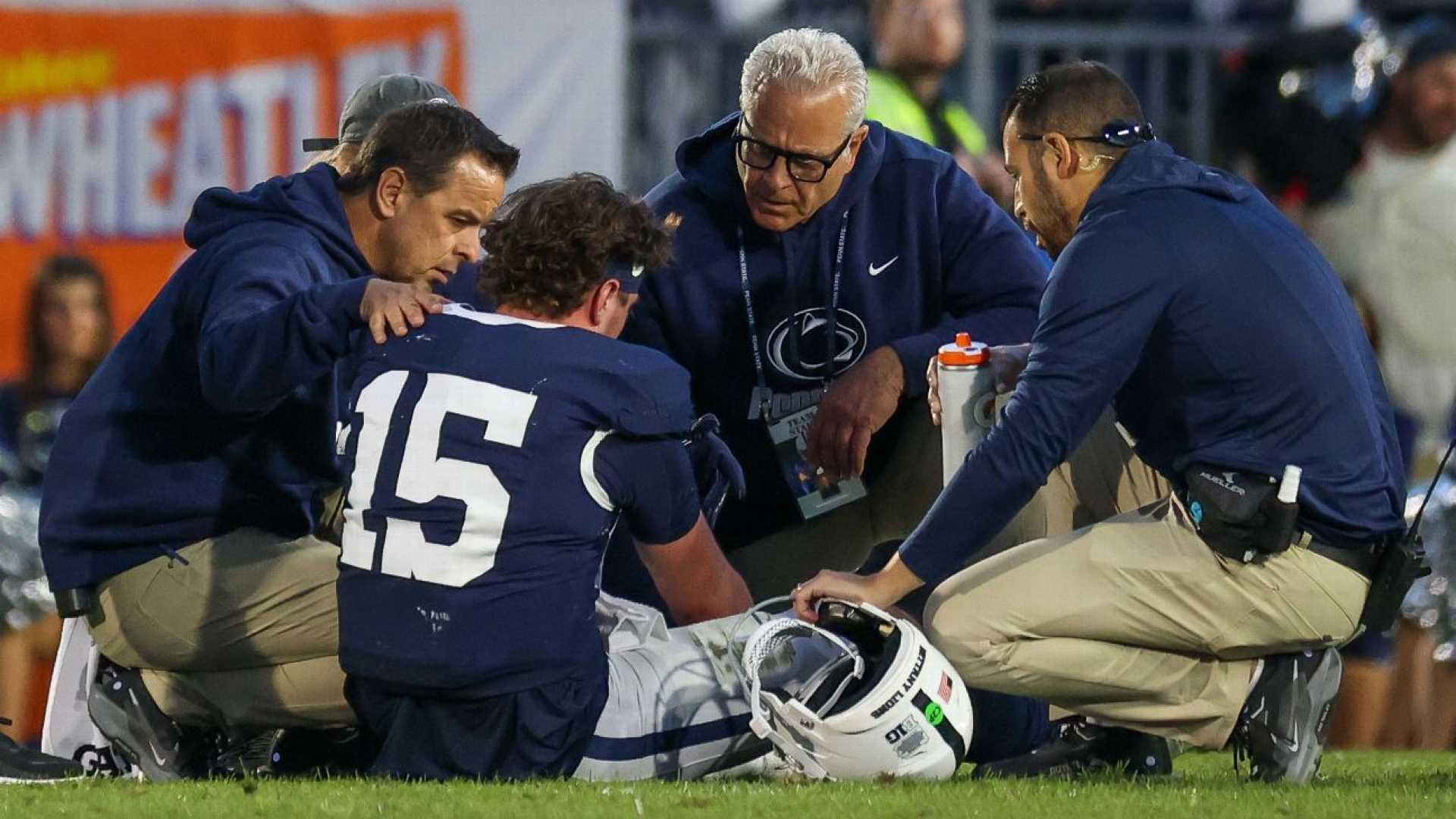 Penn State Nittany Lions Quarterback Injury