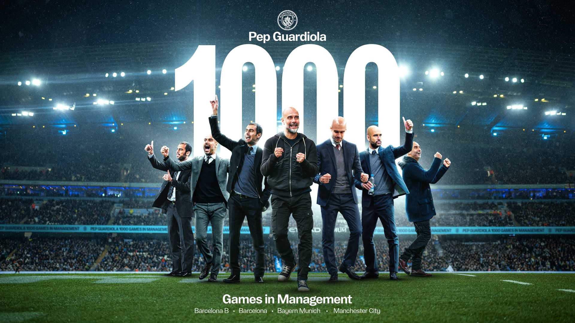 Pep Guardiola Football Manager Milestone