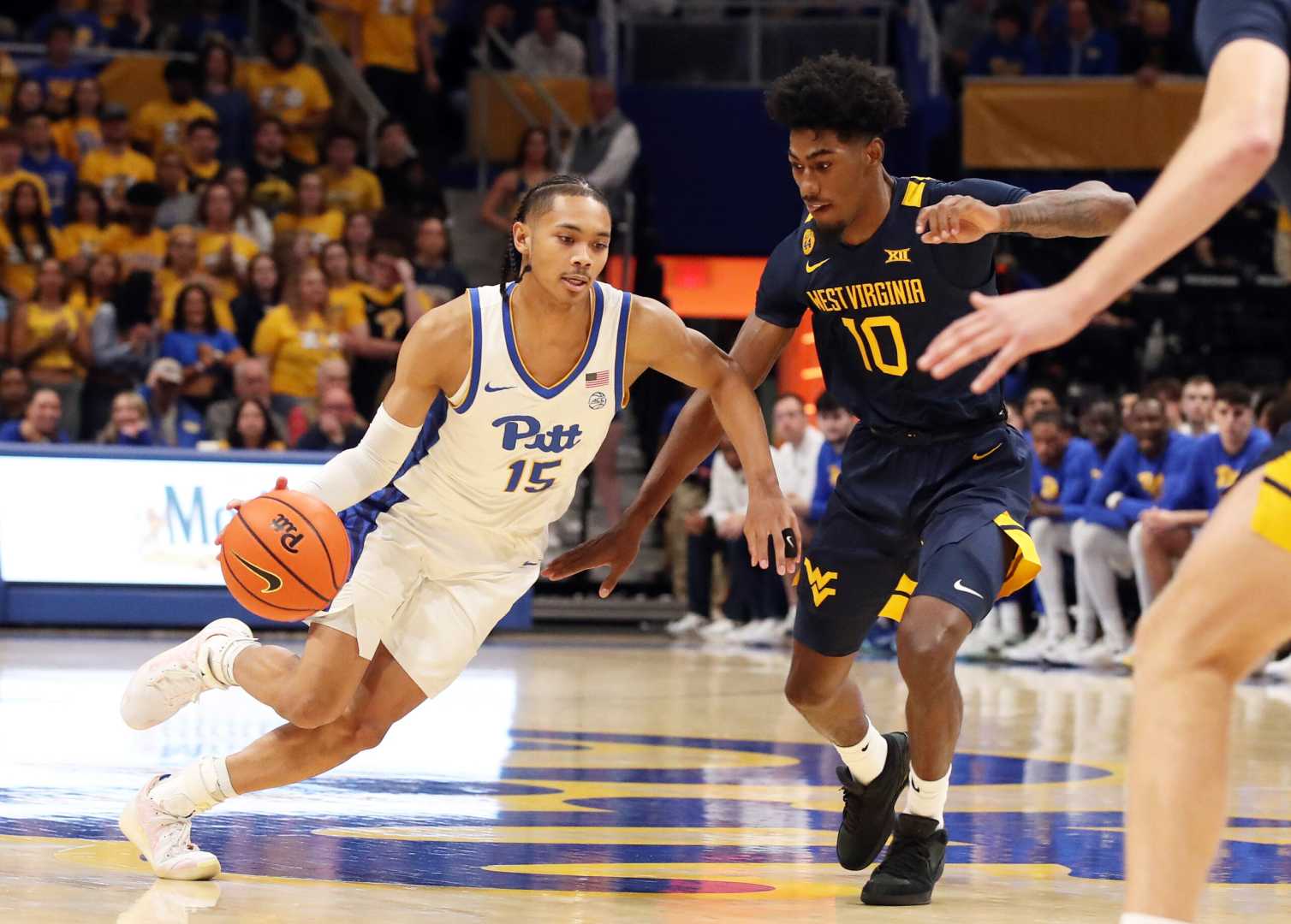 Pitt Basketball Team Vs West Virginia