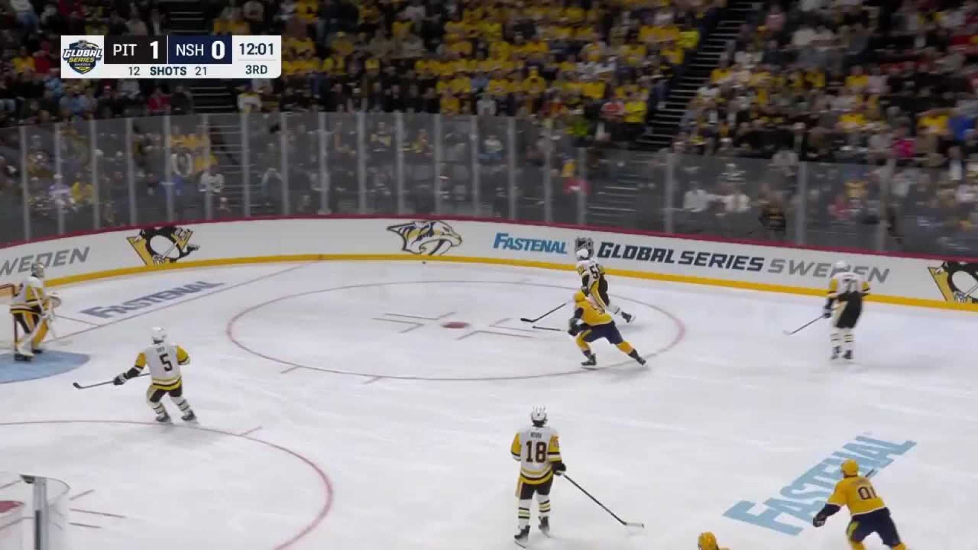 Pittsburgh Penguins Nashville Predators Hockey Game