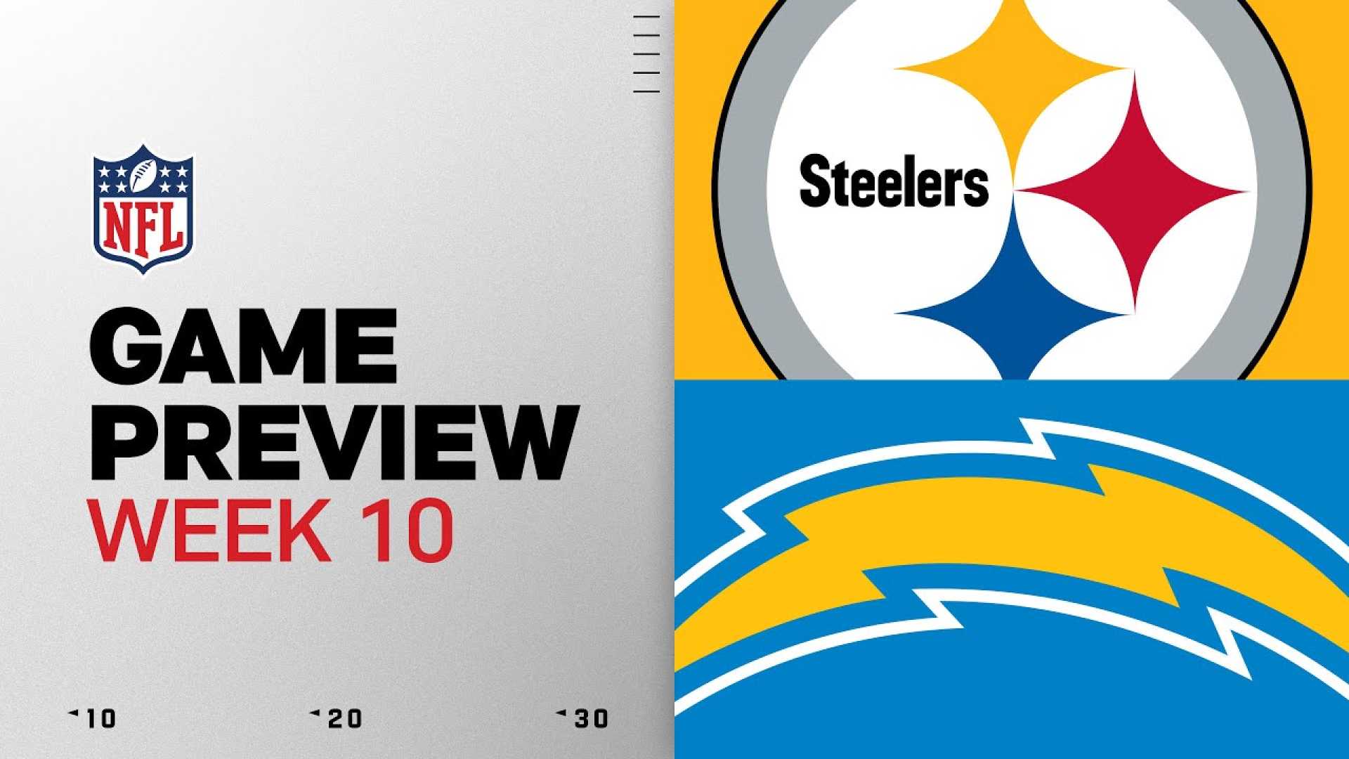 Pittsburgh Steelers Los Angeles Chargers Nfl Matchup