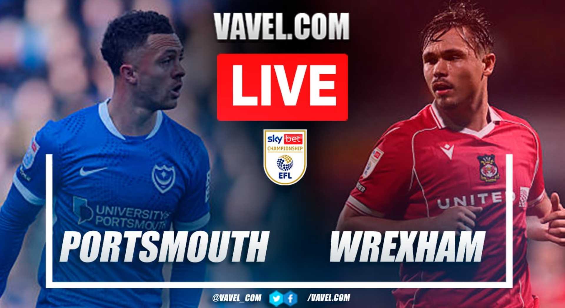 Portsmouth Vs Wrexham Efl Championship