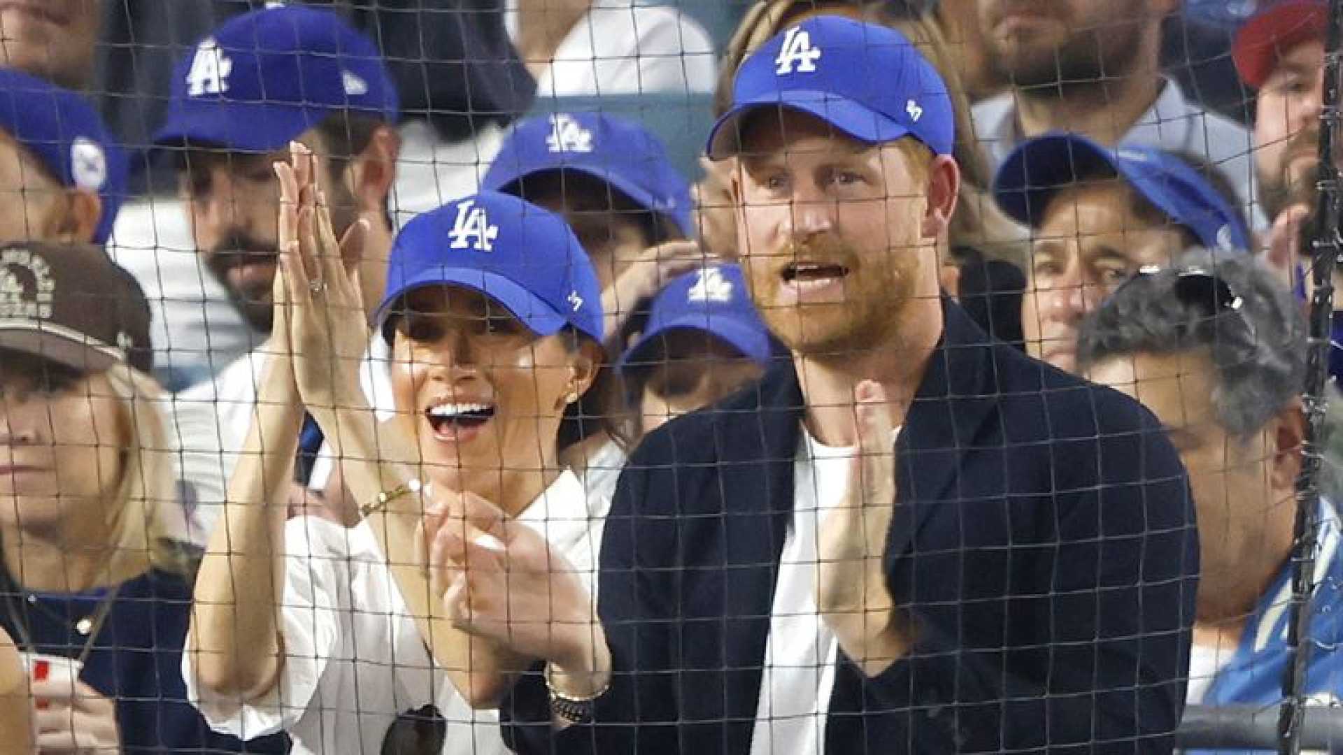 Prince Harry Meghan Dodgers World Series