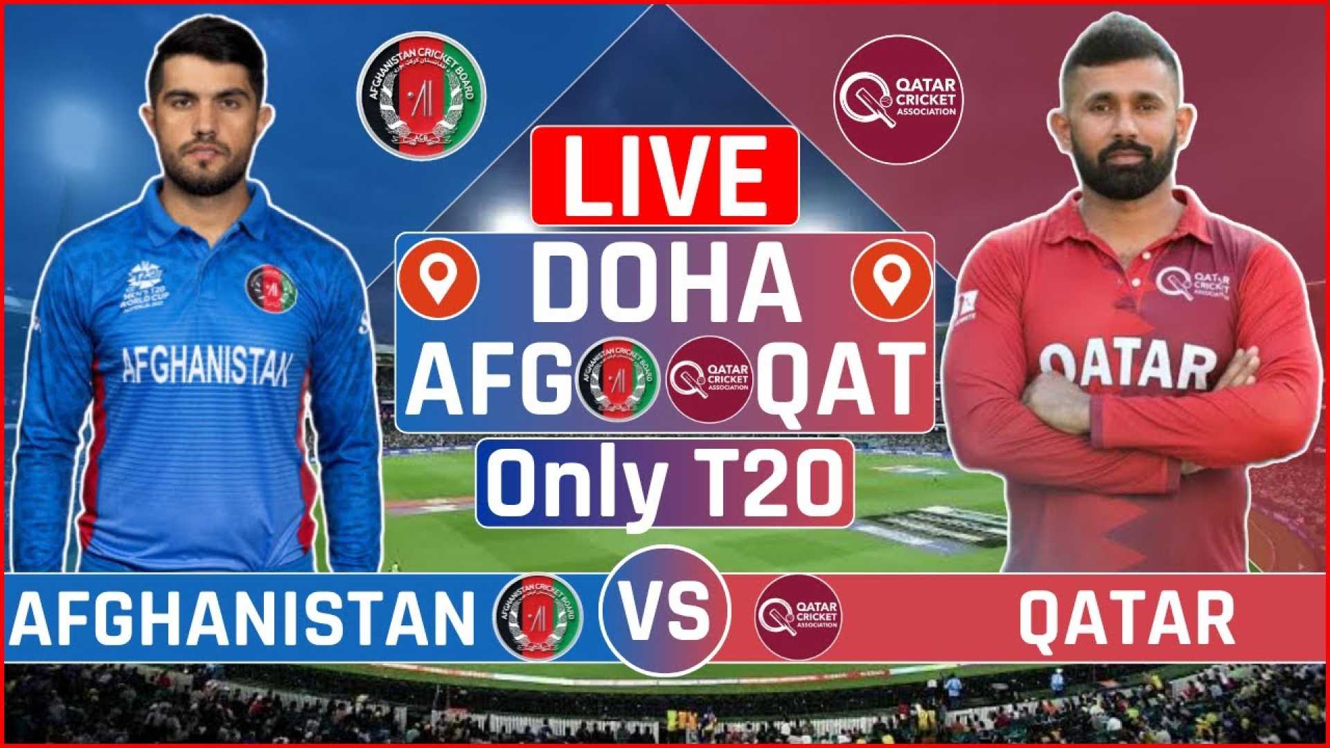 Qatar Vs Afghanistan Cricket T20 Series