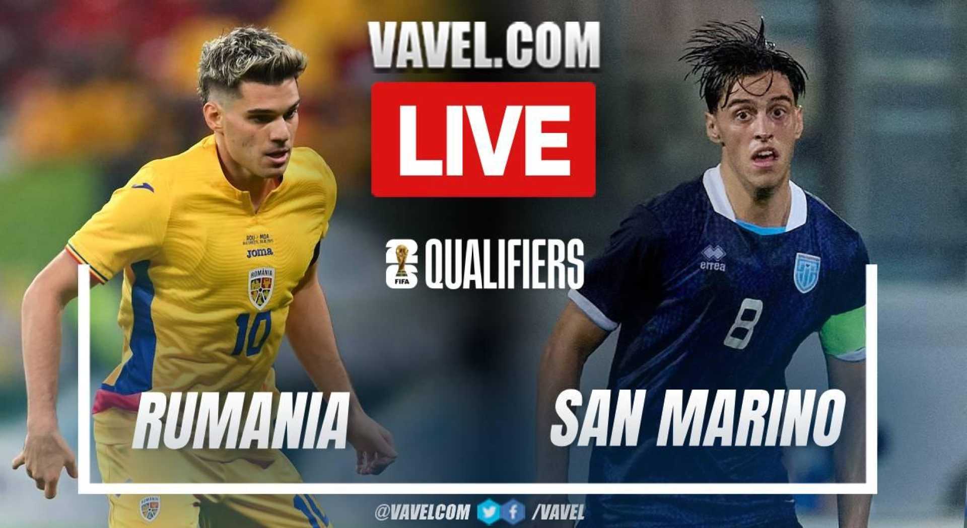 Romania San Marino World Cup Qualifier