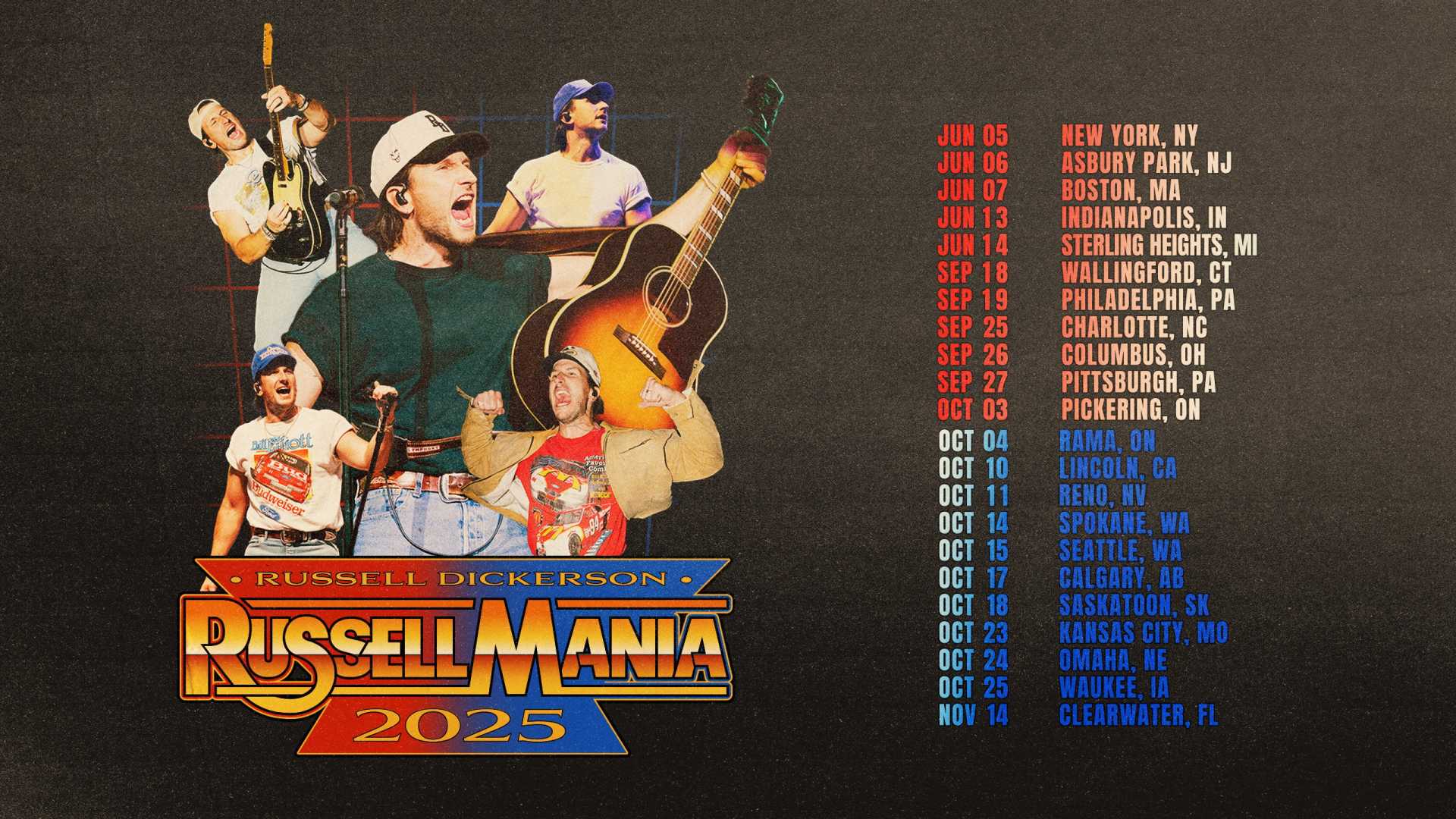 Russell Dickerson Concert Tour