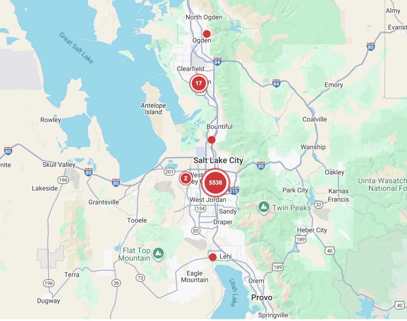 Salt Lake County Power Outage News
