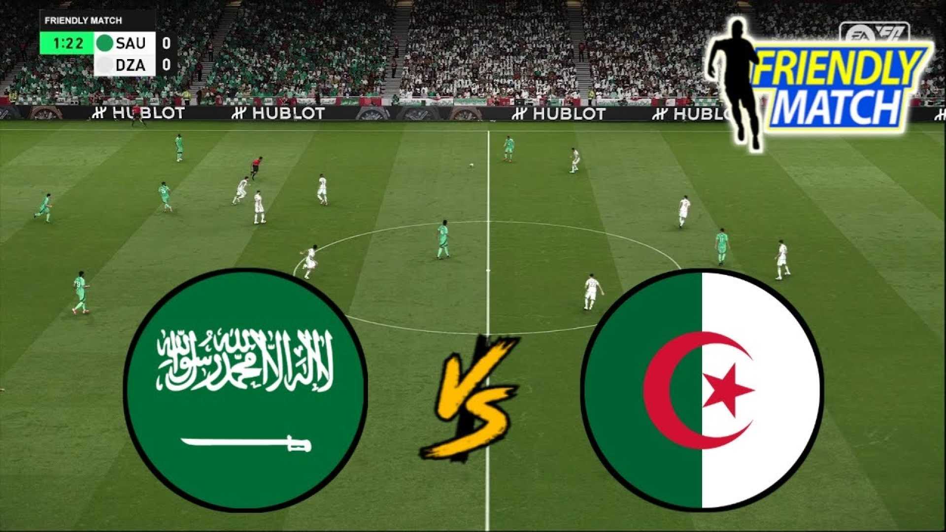 Saudi Arabia Algeria Football Match