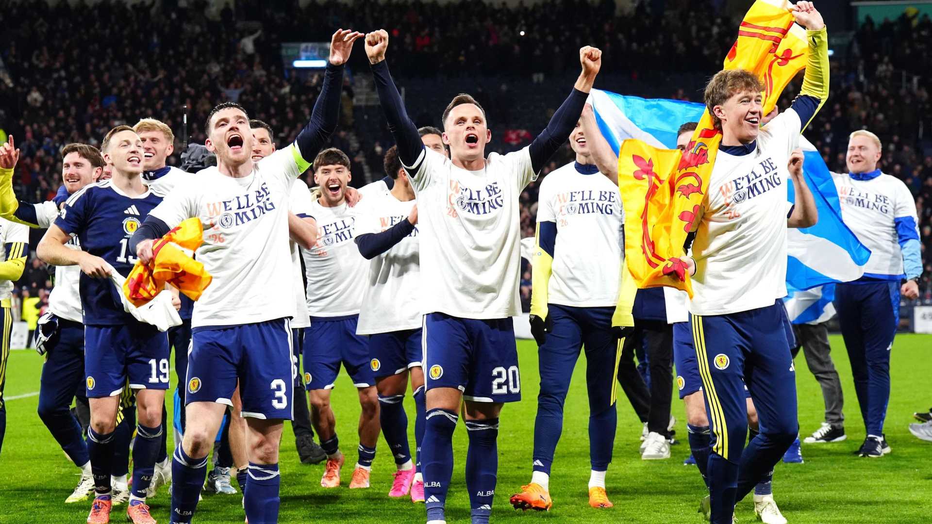 Scotland Football Team World Cup Celebration