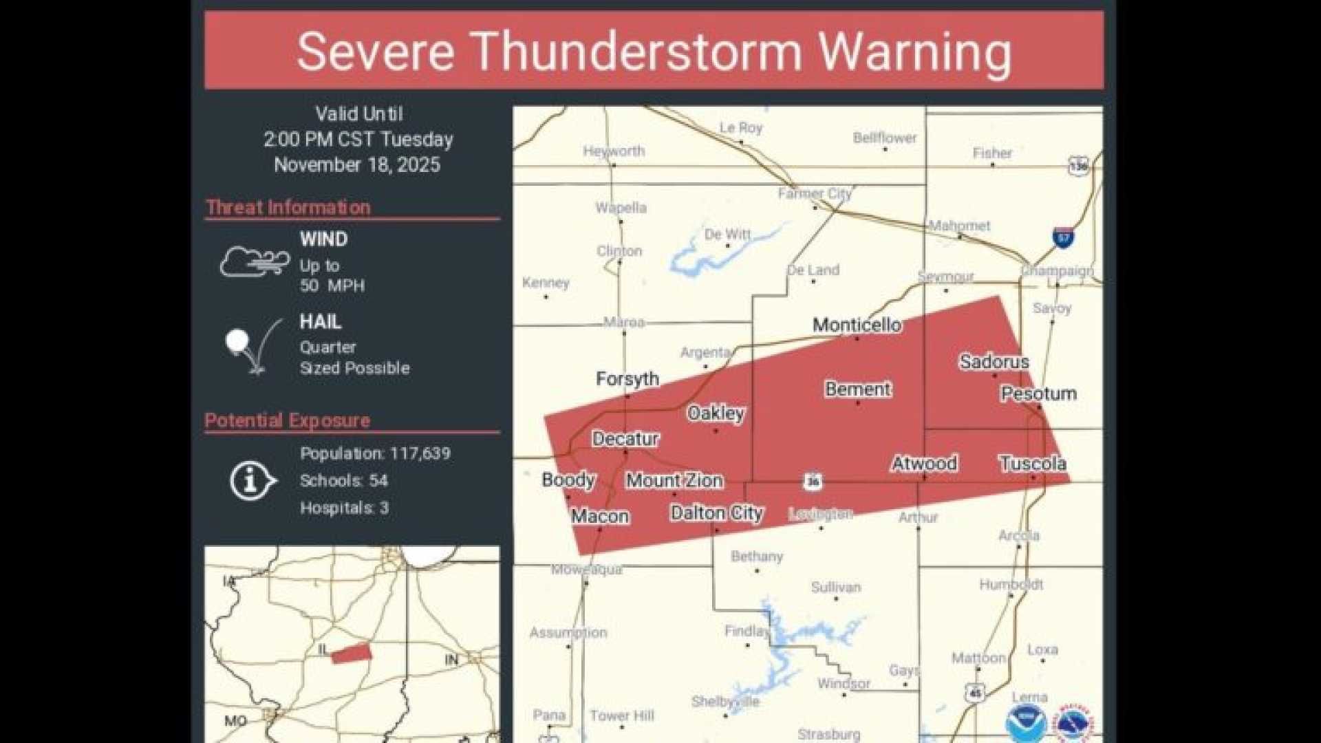 Severe Thunderstorm Illinois