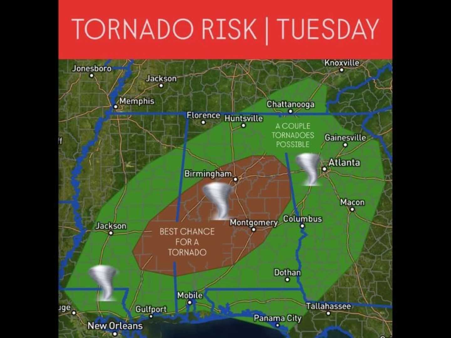 Severe Weather Alabama Travel Impacts