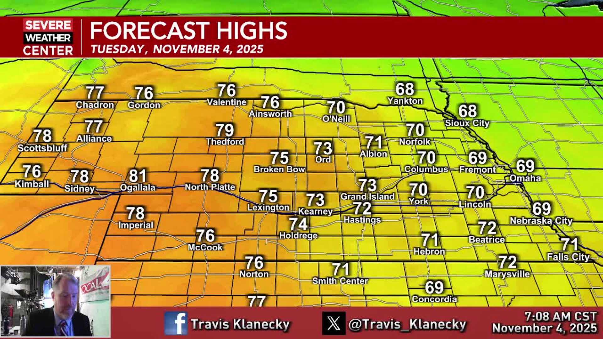 Severe Weather Forecast November 2025