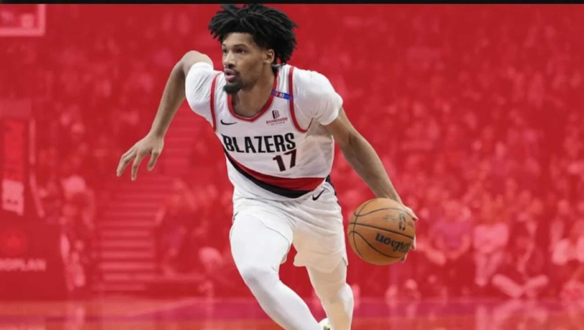 Shaedon Sharpe Trail Blazers Nba Cup