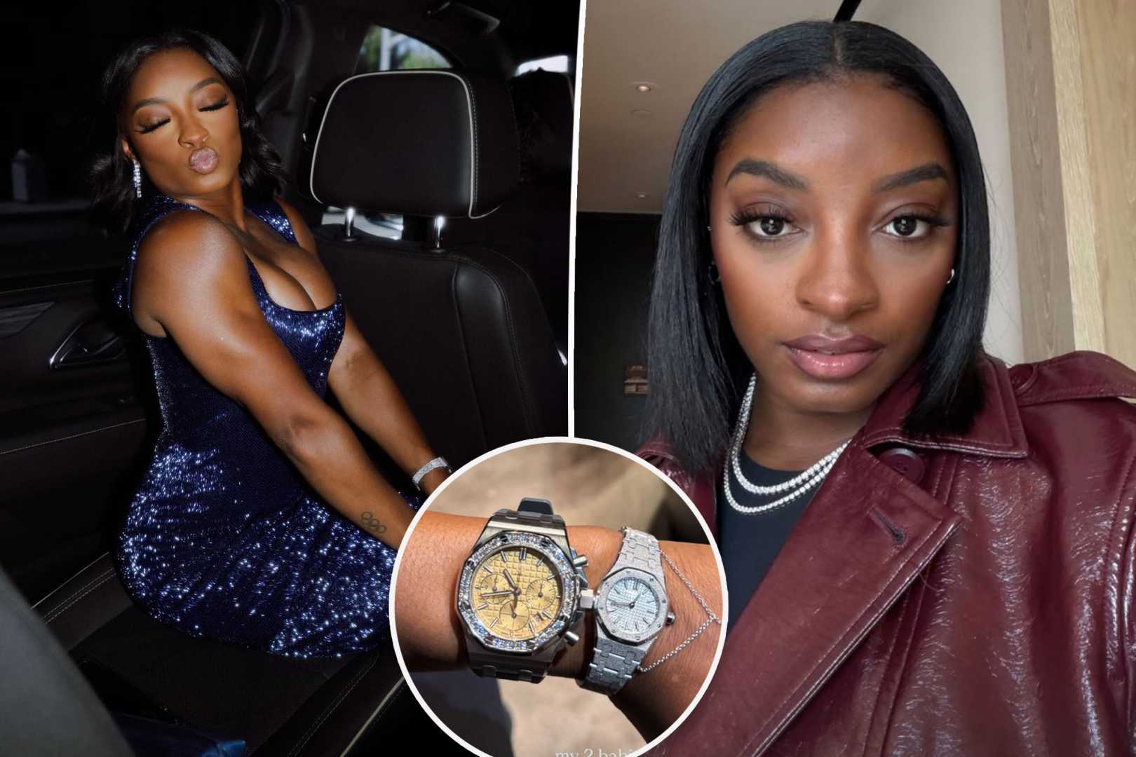 Simone Biles Luxury Watch Shopping