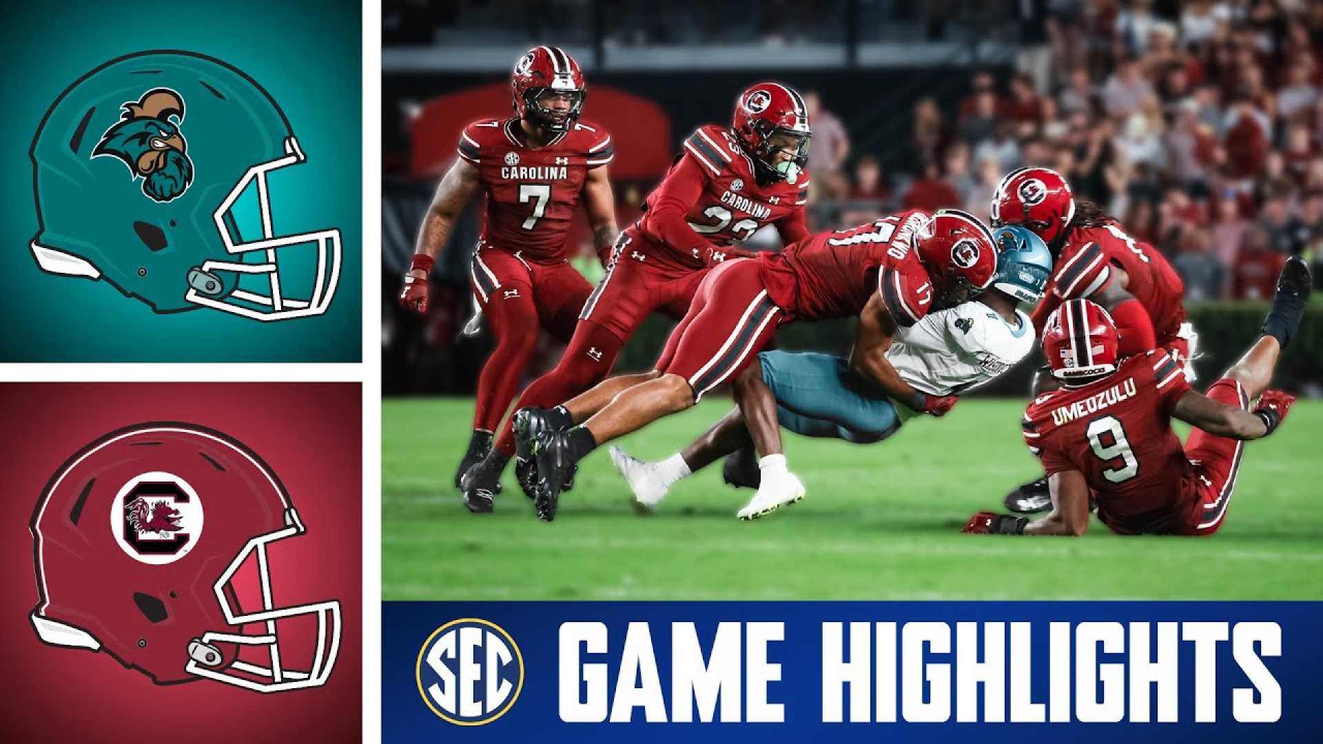 South Carolina Football Team Vs Coastal Carolina