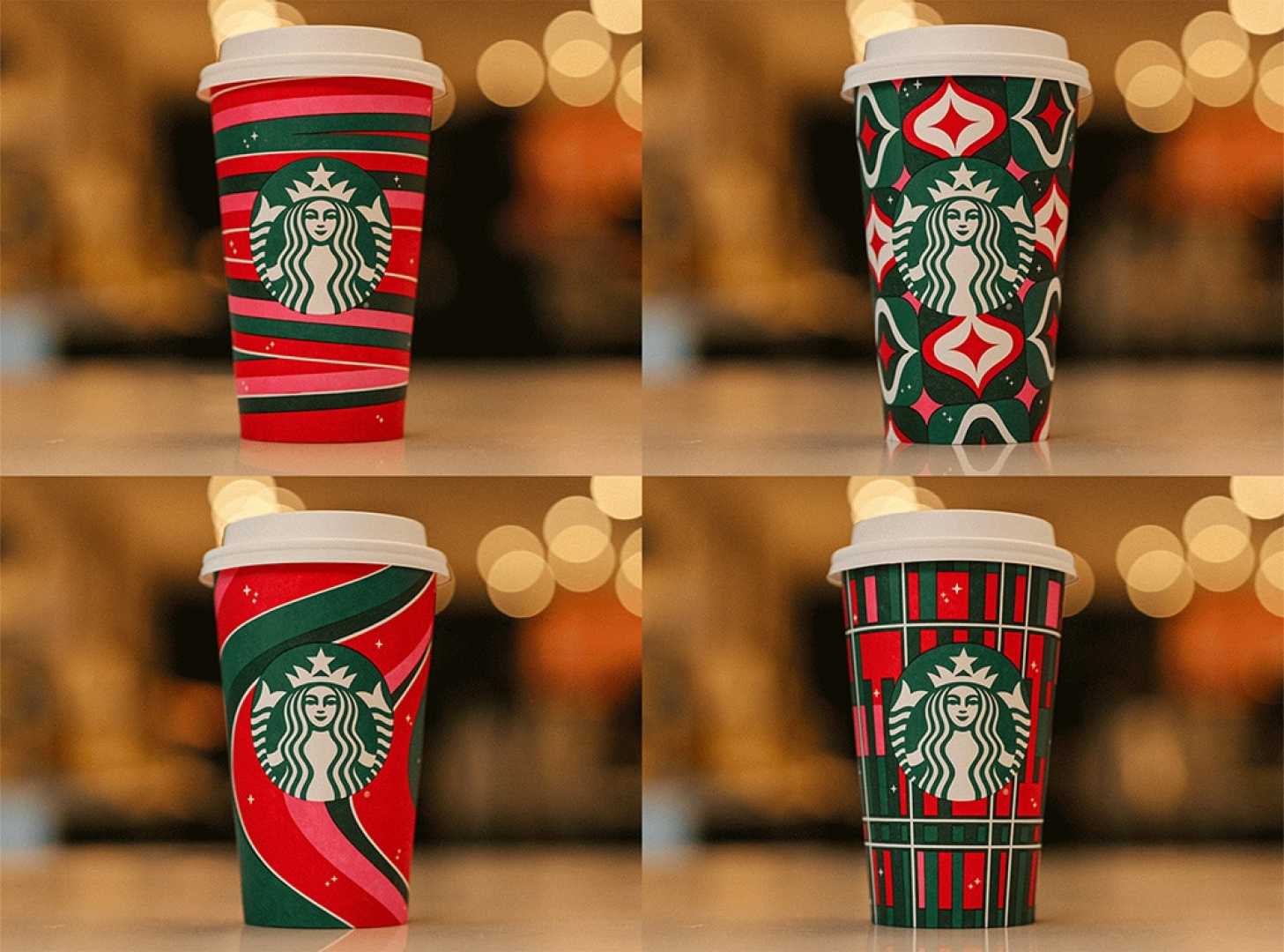 Starbucks Holiday Cups Roller Rabbit