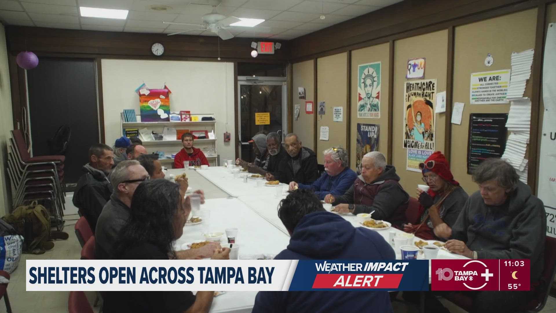 Tampa Bay Cold Weather Shelters