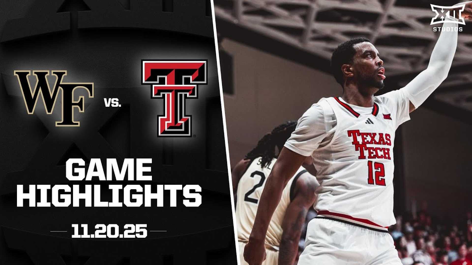Texas Tech Wake Forest Basketball Game
