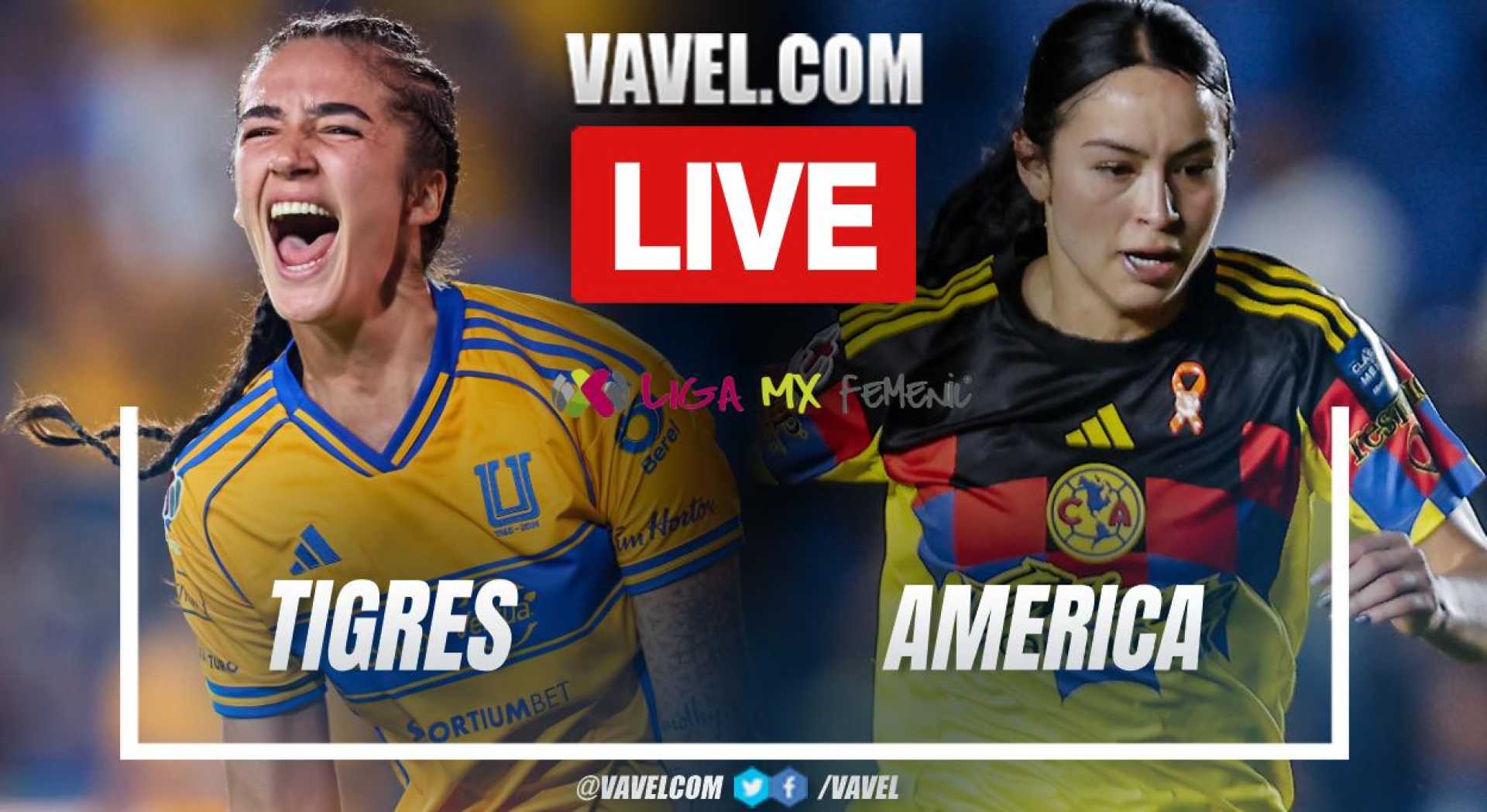 Tigres Femenil Vs America Femenil Final
