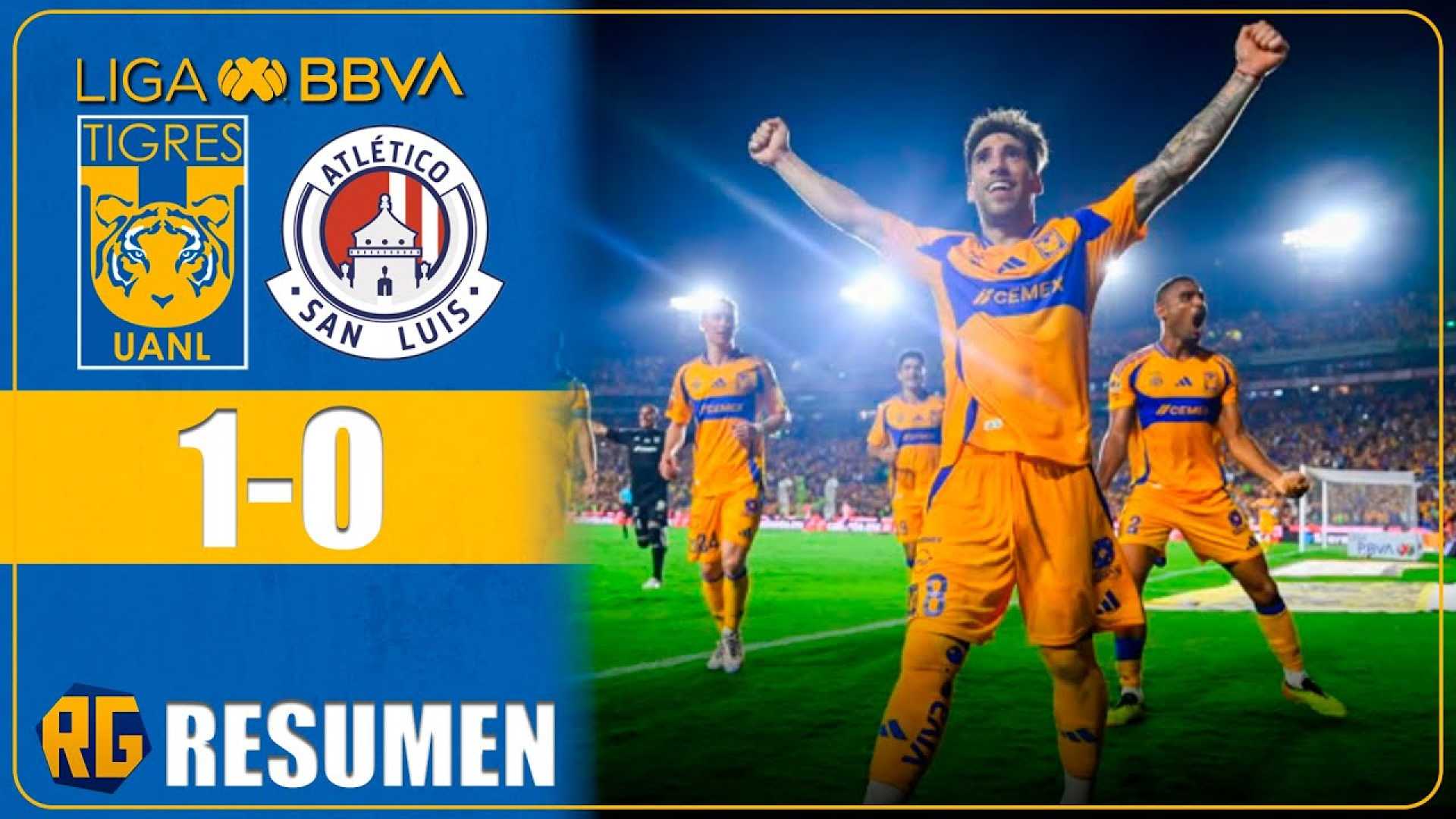 Tigres Uanl Atlético San Luis Soccer Match