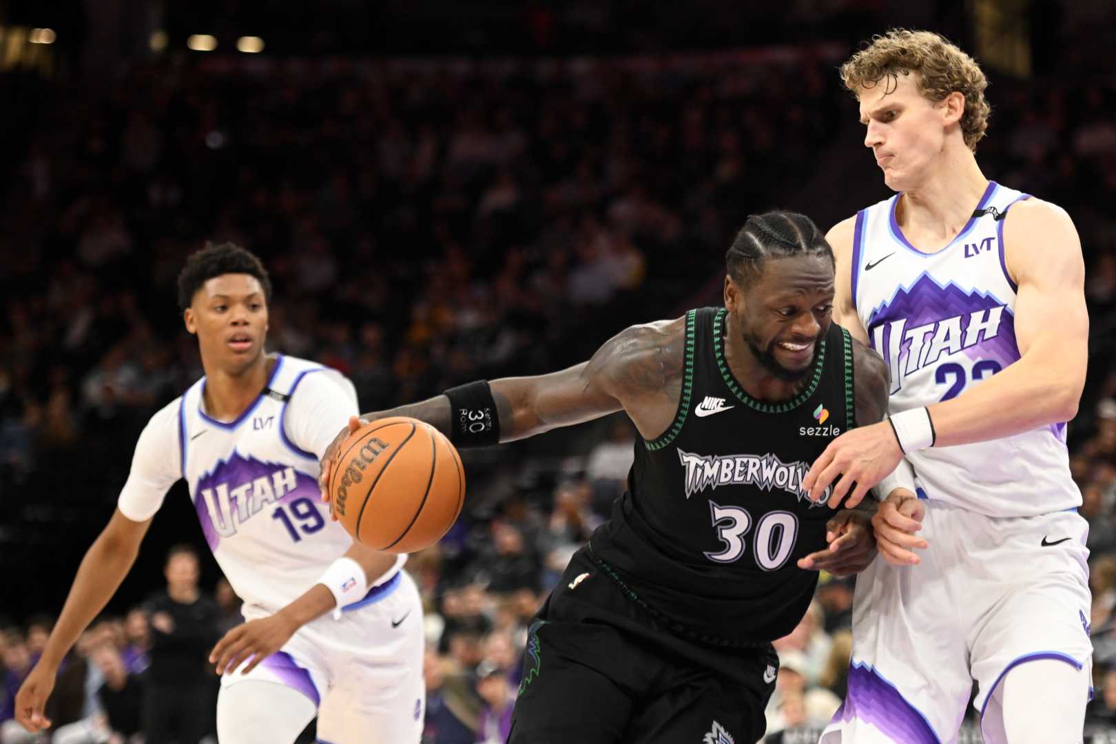 Timberwolves Jazz Basketball Game