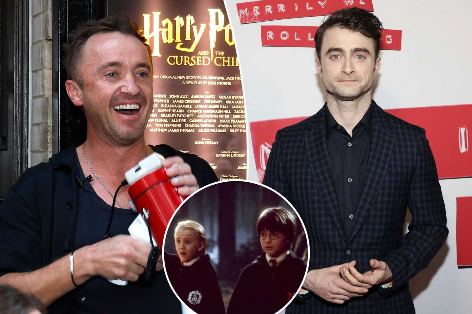 Tom Felton And Daniel Radcliffe Broadway