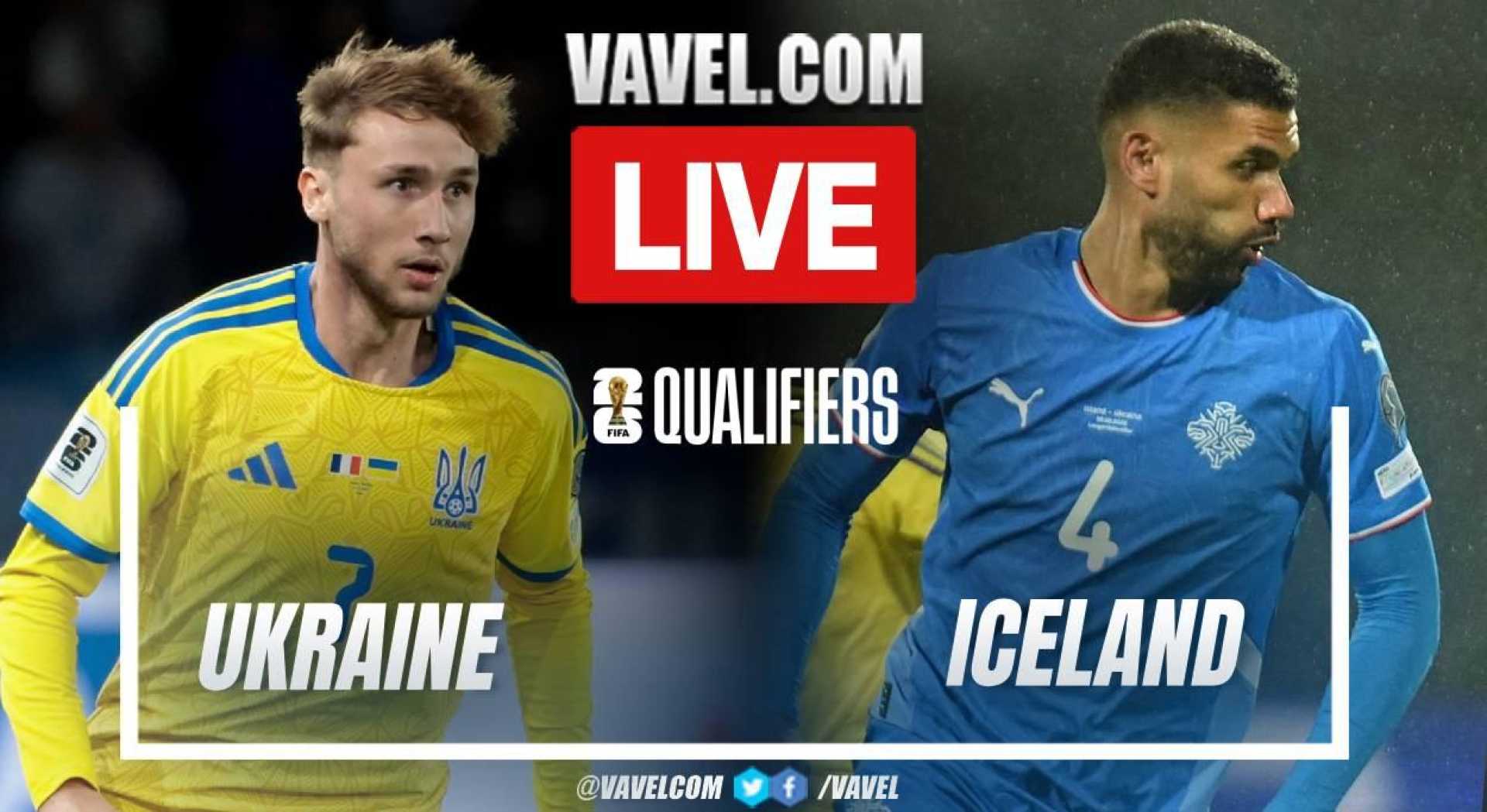 Ukraine Iceland World Cup Qualifying Match