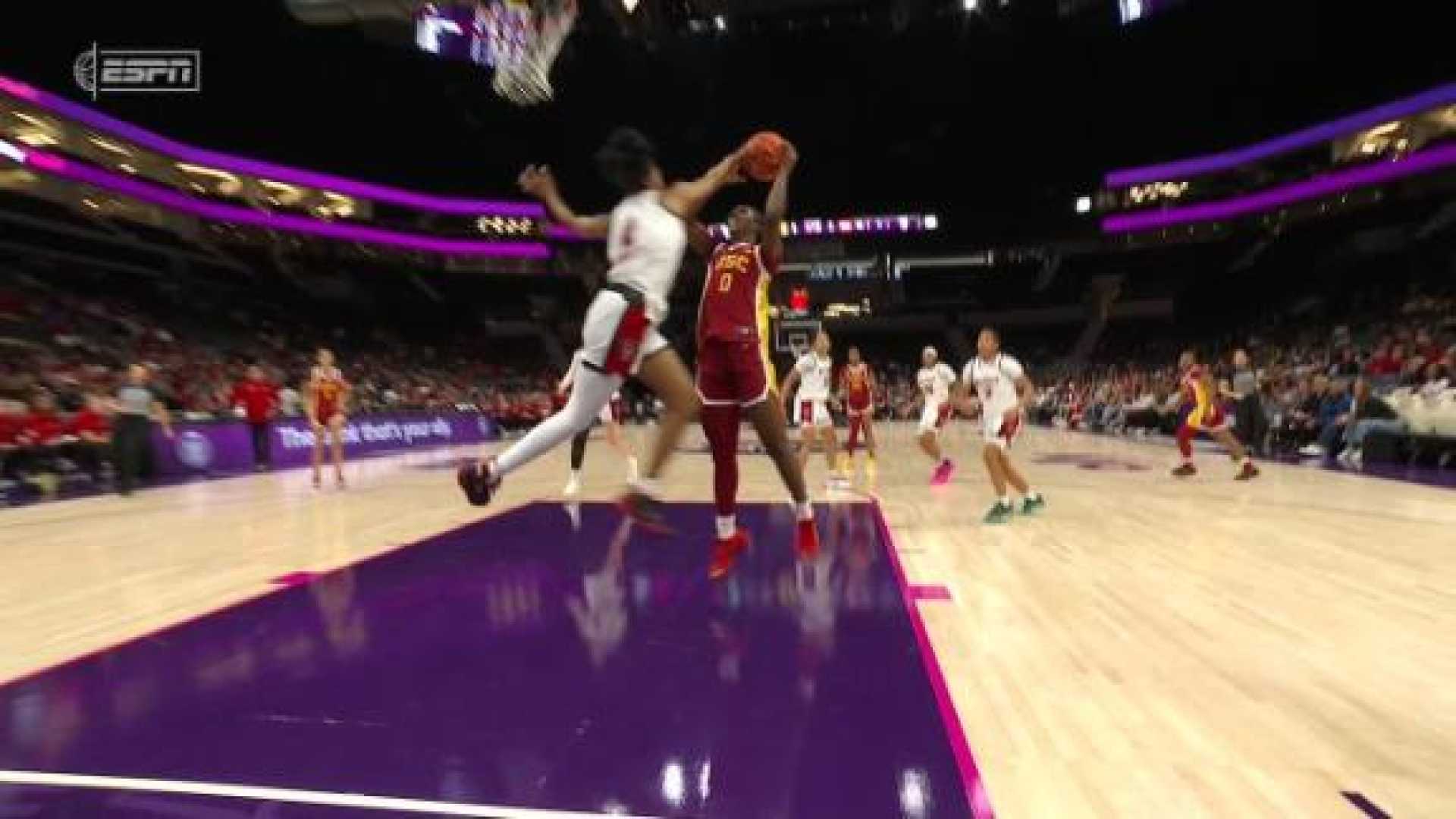 Usc Basketball Game Action