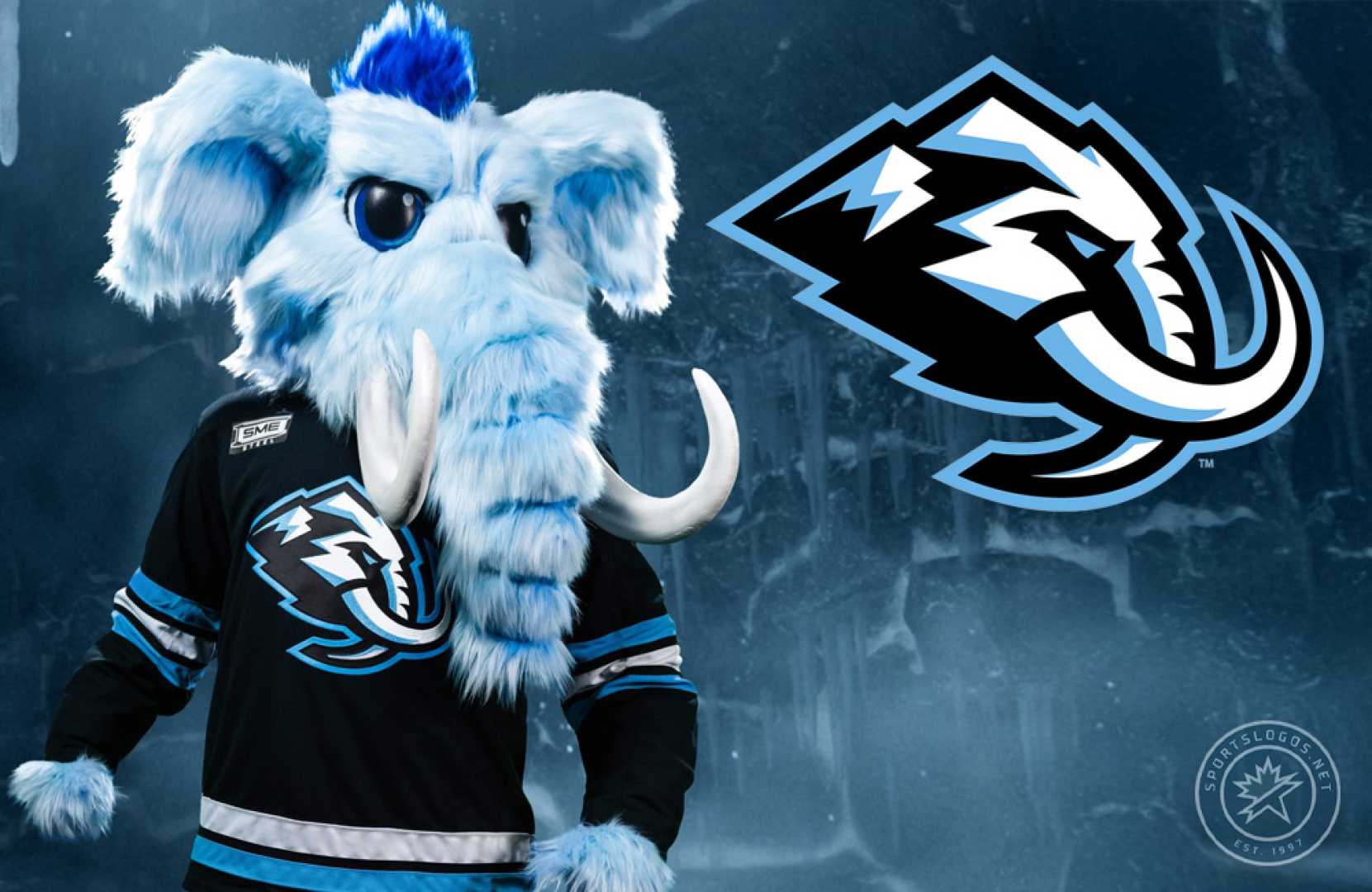 Utah Mammoth Mascot Center Ice