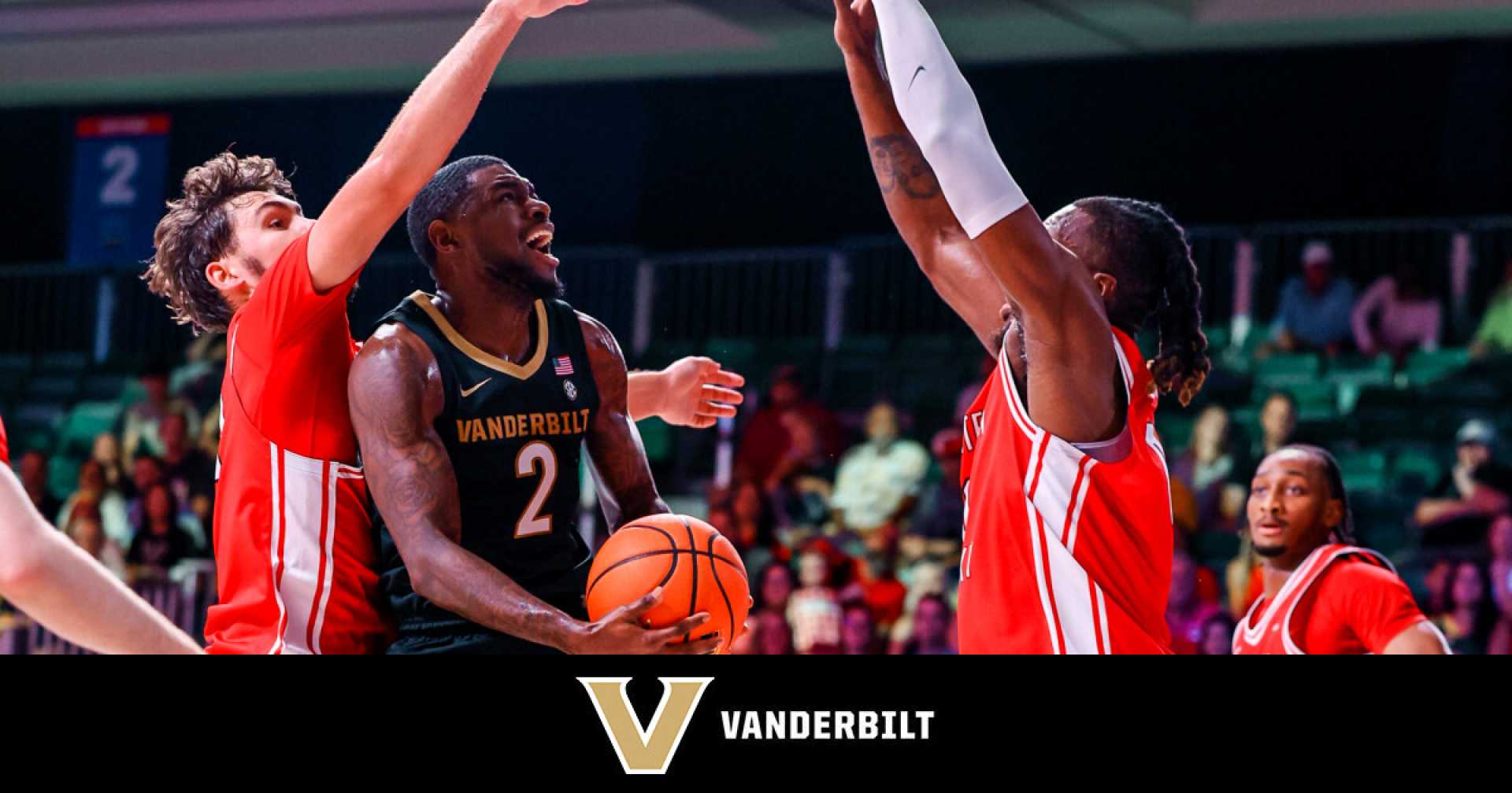 Vanderbilt Basketball Team In Action