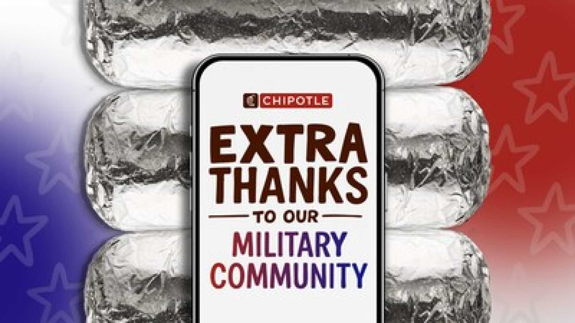 Veterans Day Chipotle Mexican Grill Promotion