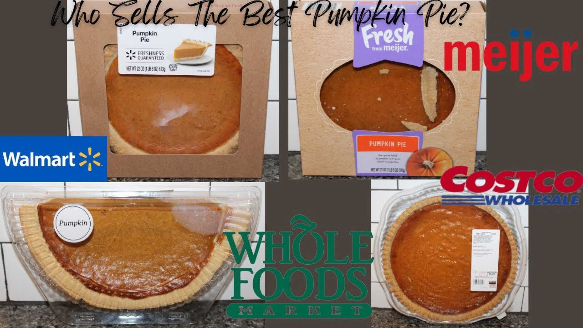 Walmart Pumpkin Pie Taste Test Review