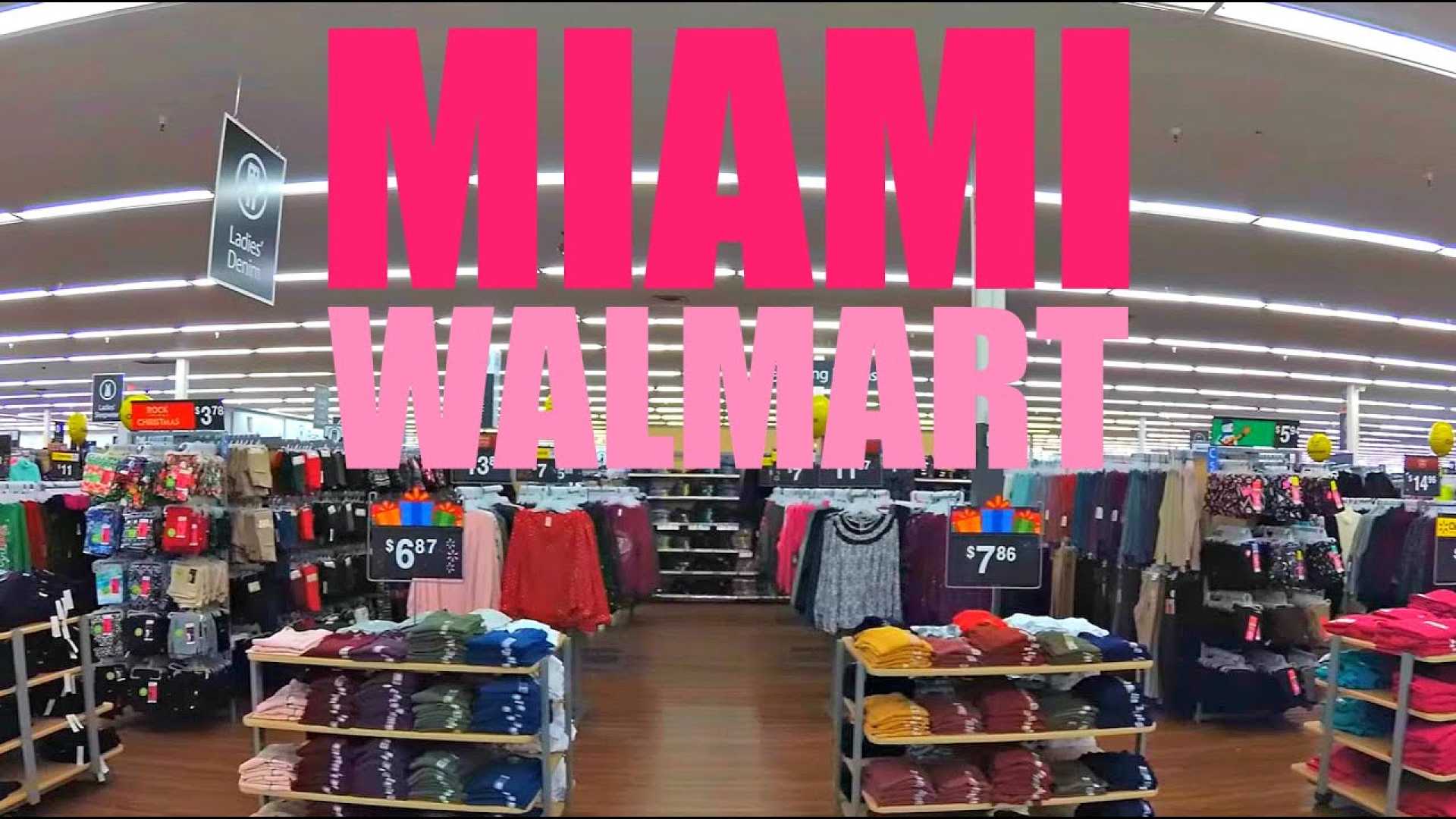 Walmart Supercenter Shopping In Miami