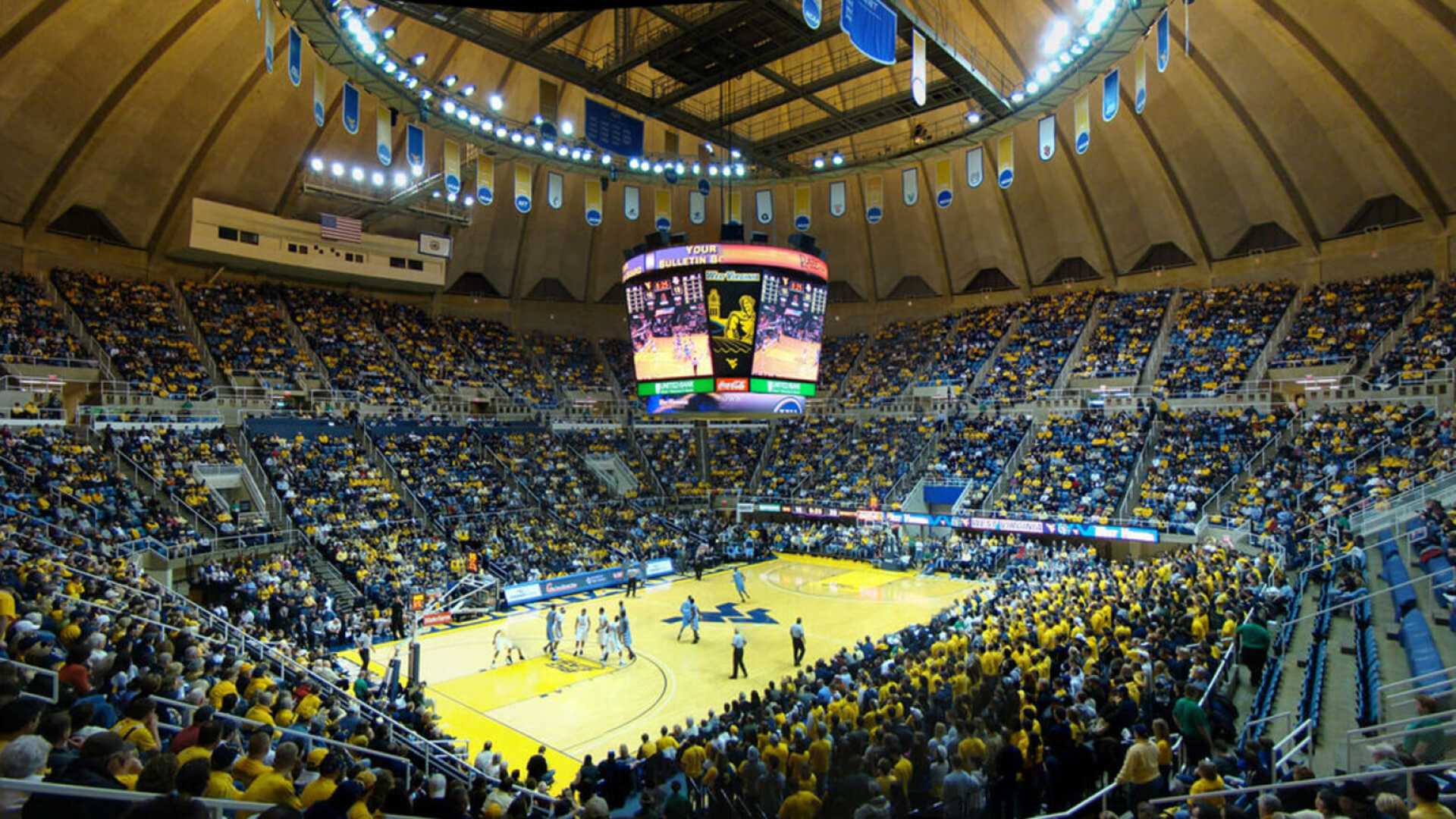 West Virginia Basketball Game Hope Coliseum