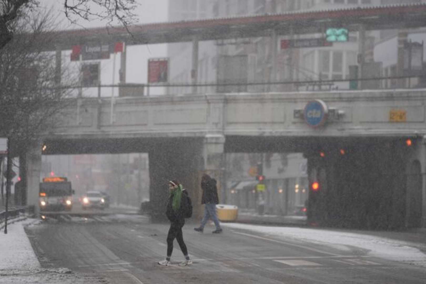 Winter Storm Midwest Travel Snow Rain