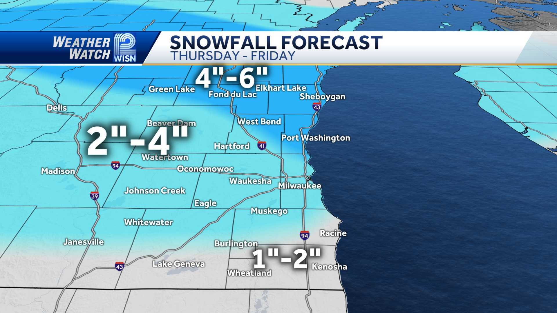 Wisconsin Snow Forecast December