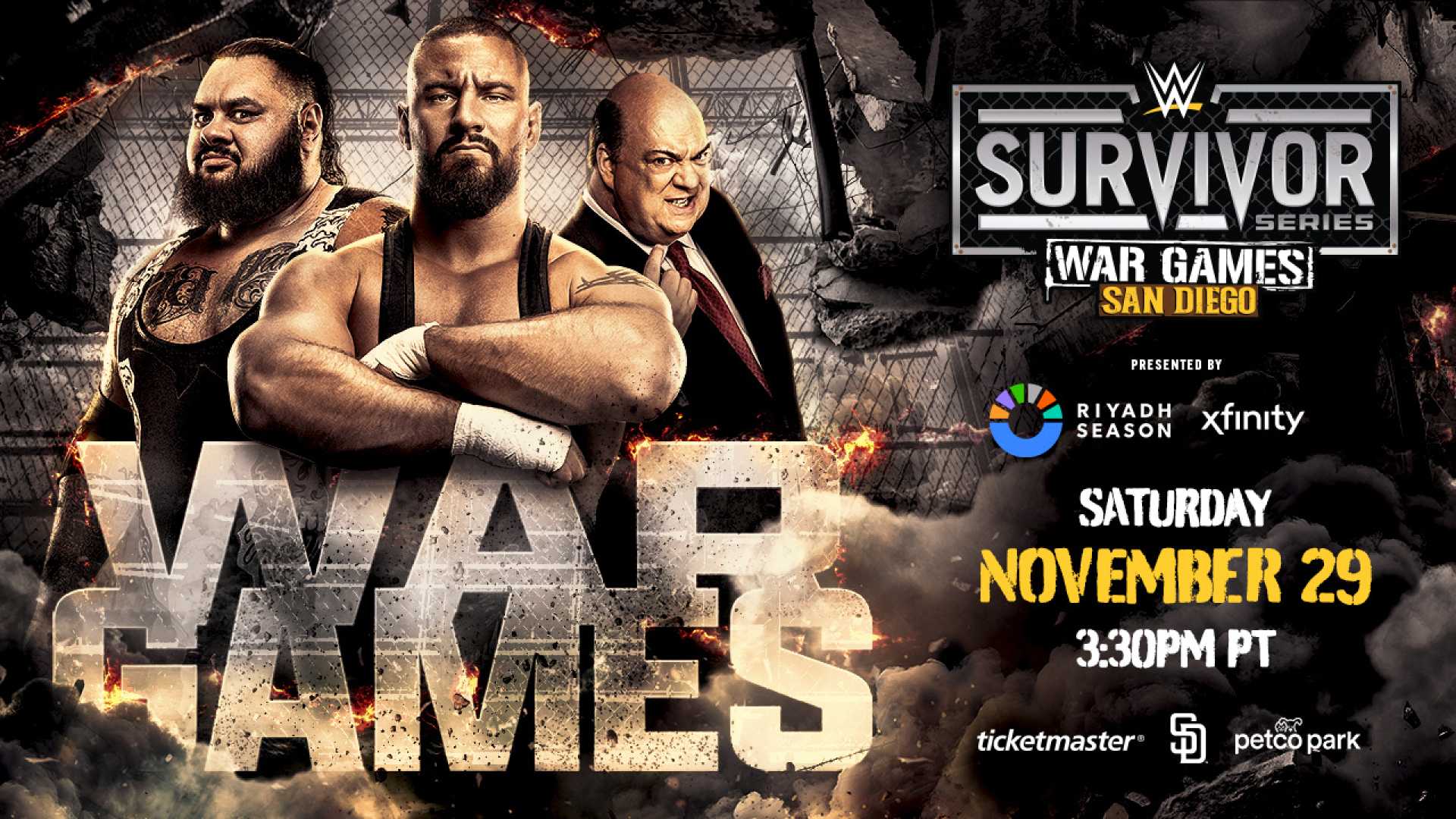 Wwe Survivor Series Wargames Event San Diego