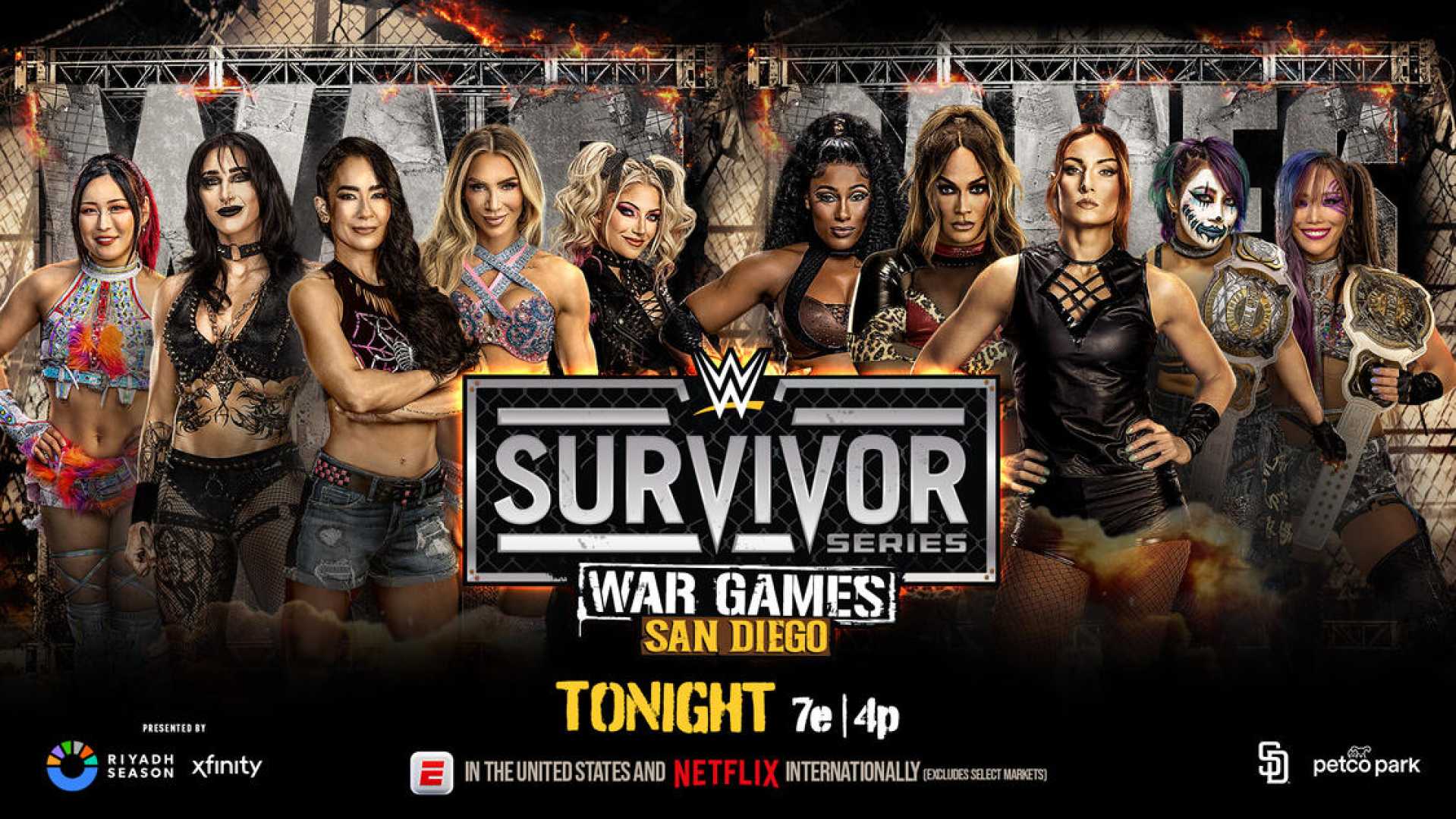 Wwe Survivor Series Wargames Rhea Ripley Aj Lee