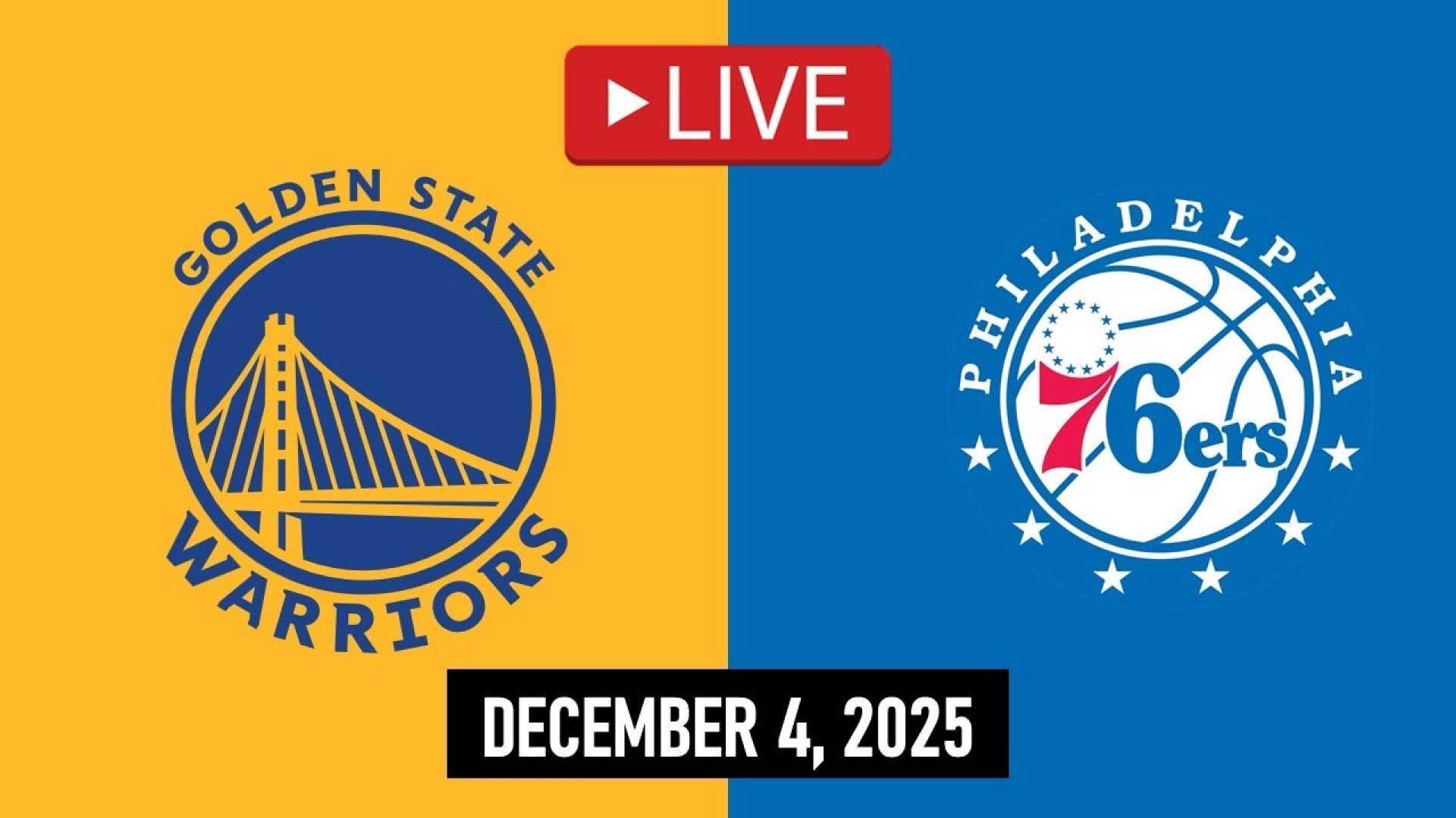 76ers Warriors Game December 4 2025