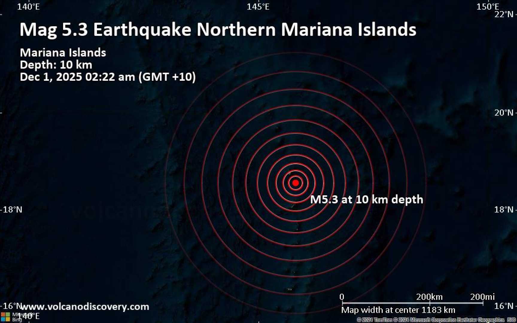 Agrihan Island Earthquake December 2025