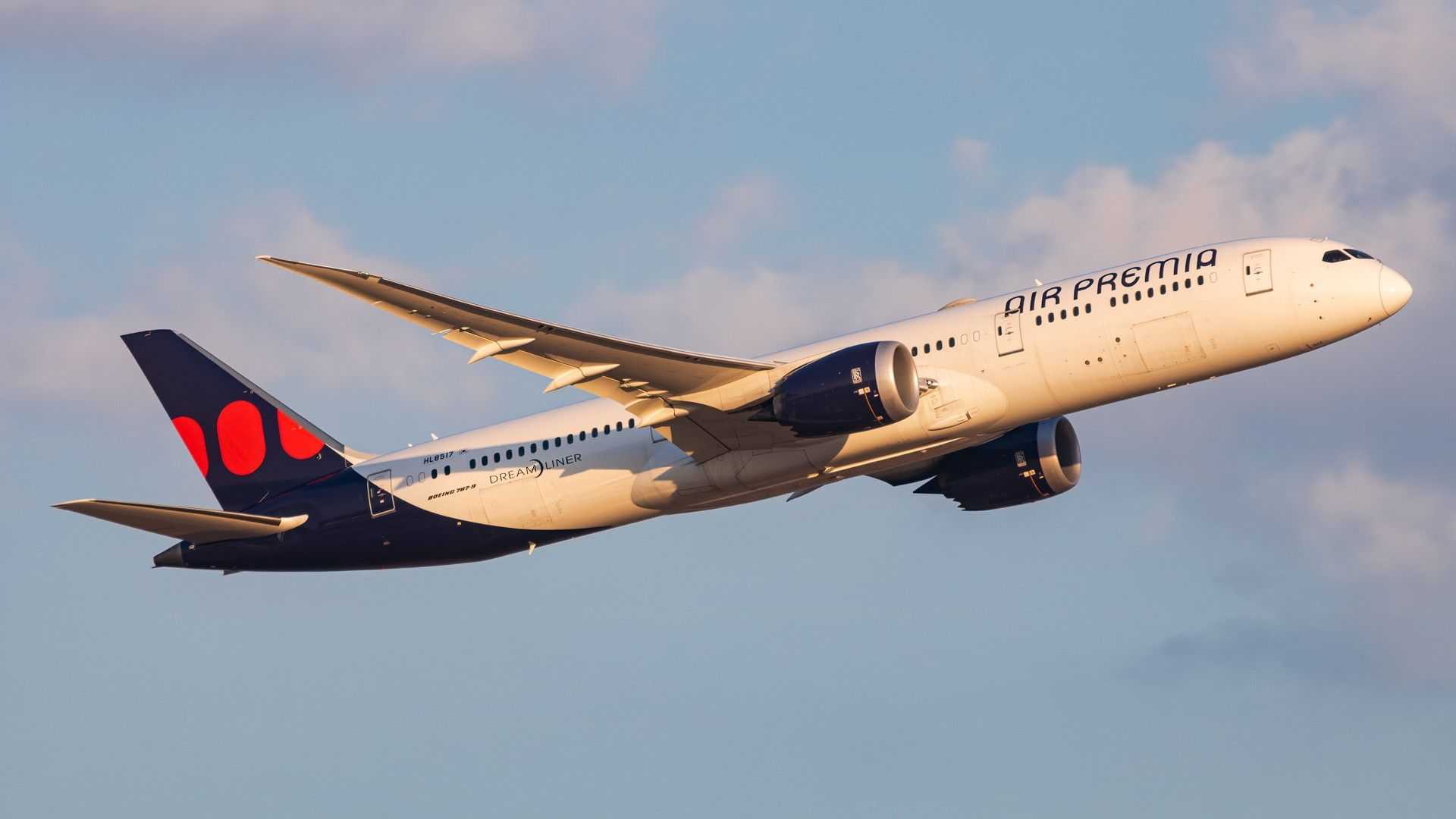 Air Premia Flight To Washington Dulles