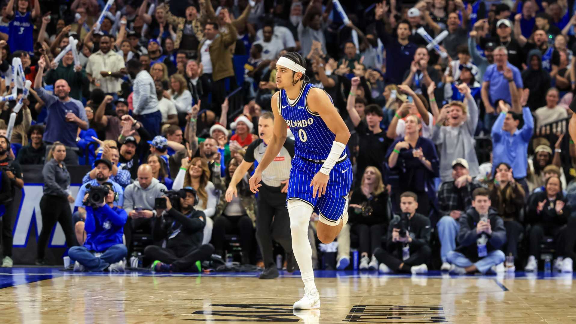 Anthony Black Orlando Magic Game Action