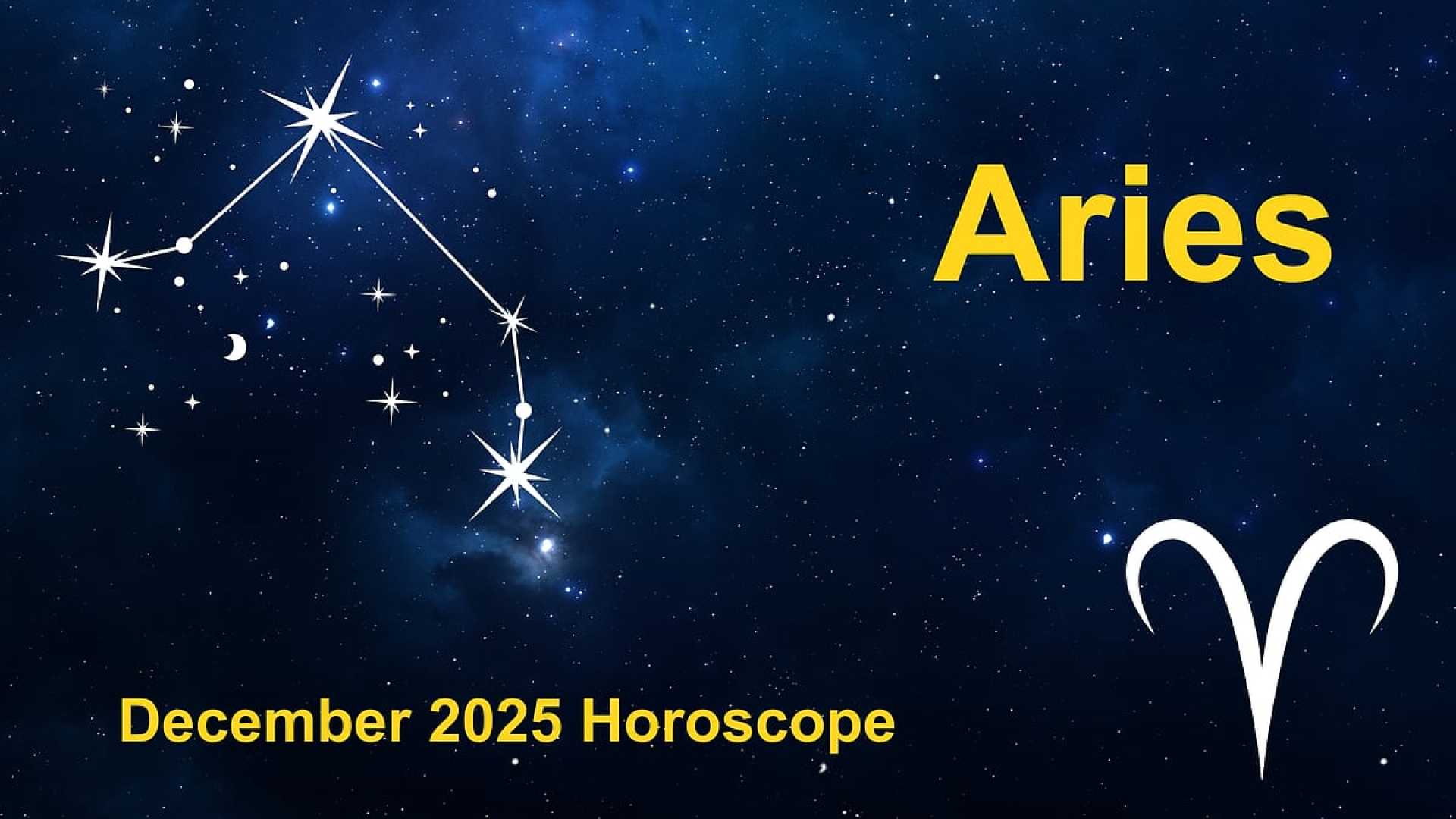 Aries Zodiac December Horoscope