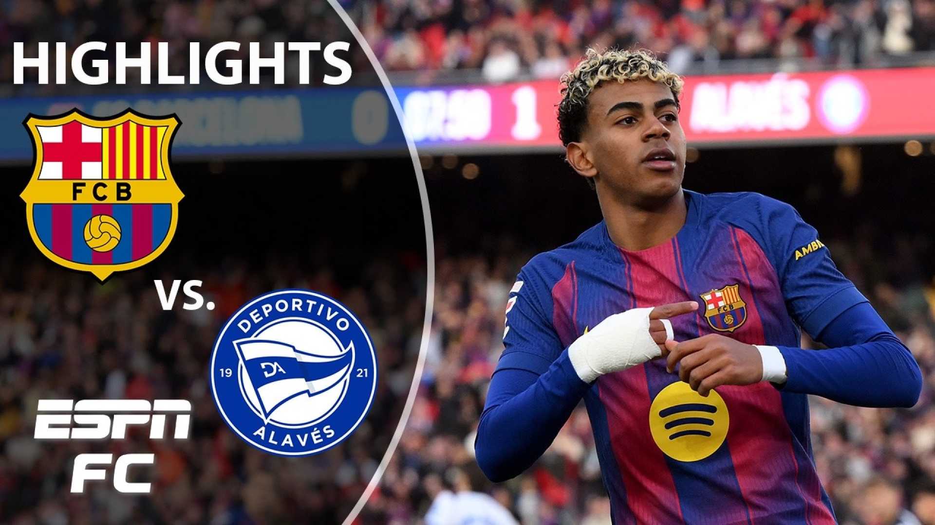 Barcelona Alaves Match Highlights