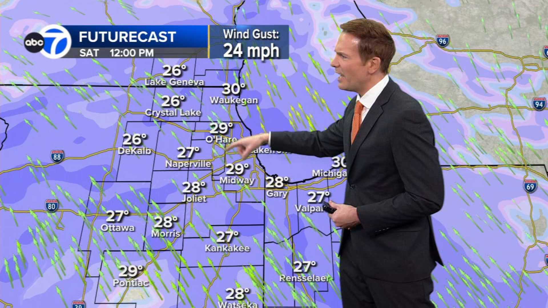 Chicago Winter Snow Storm Forecast