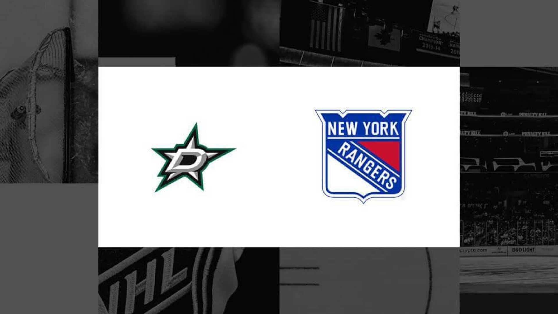 Dallas Stars Vs New York Rangers Hockey Game