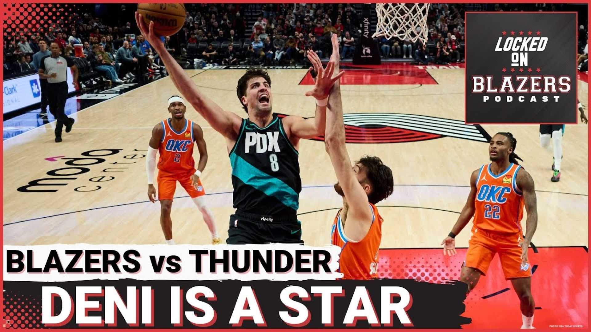 Deni Avdija Portland Trail Blazers Triple Double