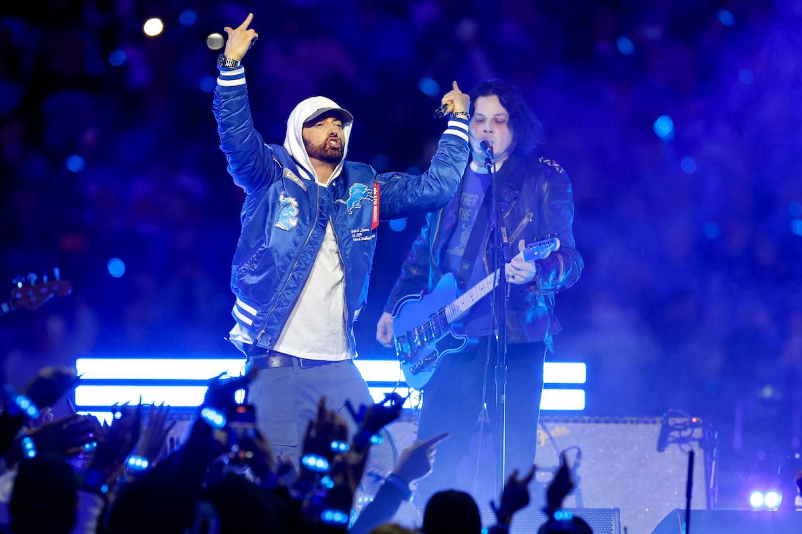 Eminem Lions Packers Thanksgiving Halftime Show